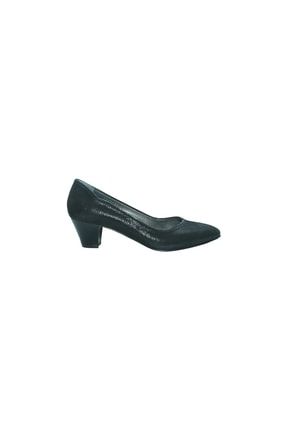 Caprıce 1288 Siyah Simli Deri Casual Kadın Ayakkabı