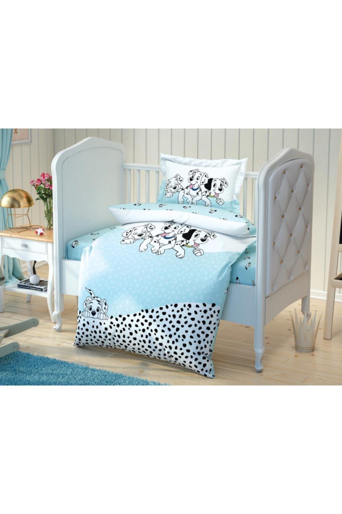 101 dalmatians baby bedding top