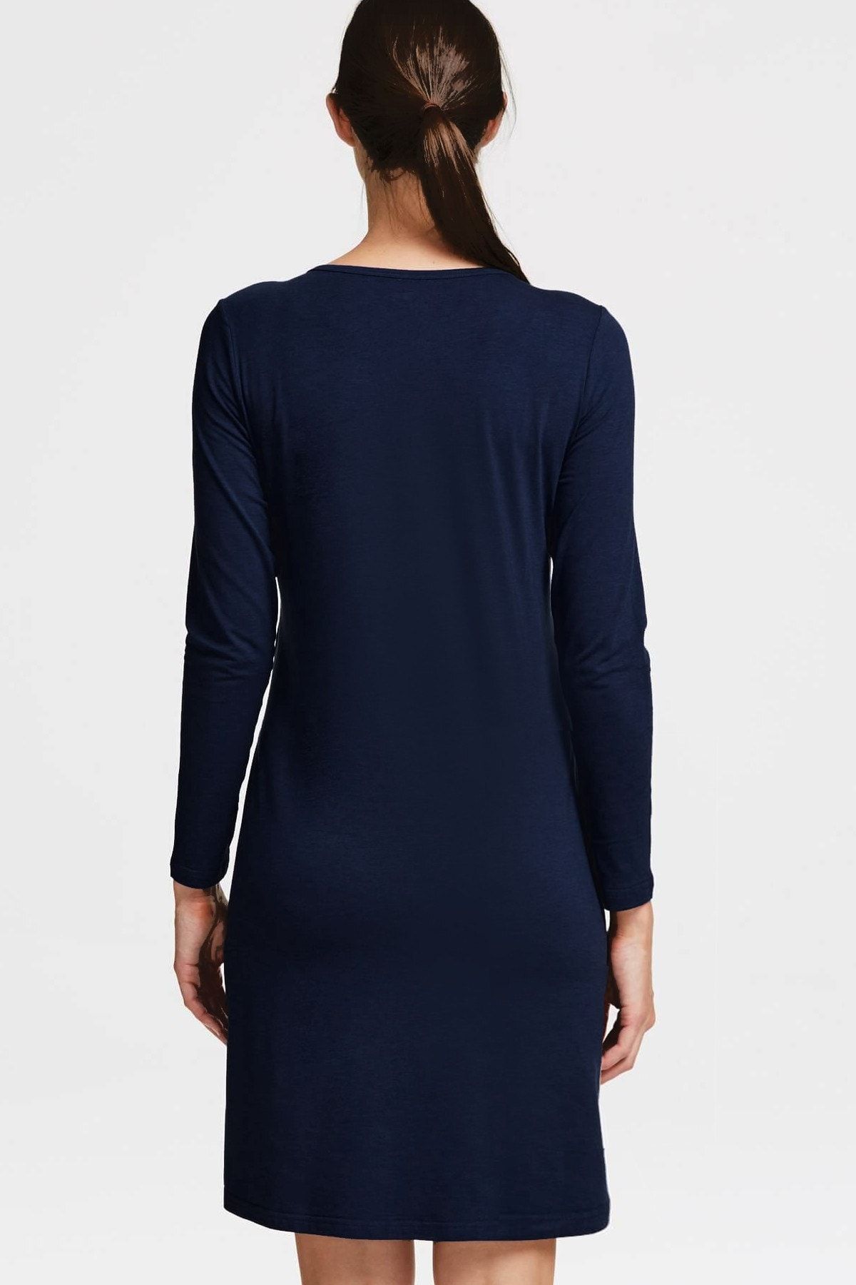 Dark blue t shirt dress store