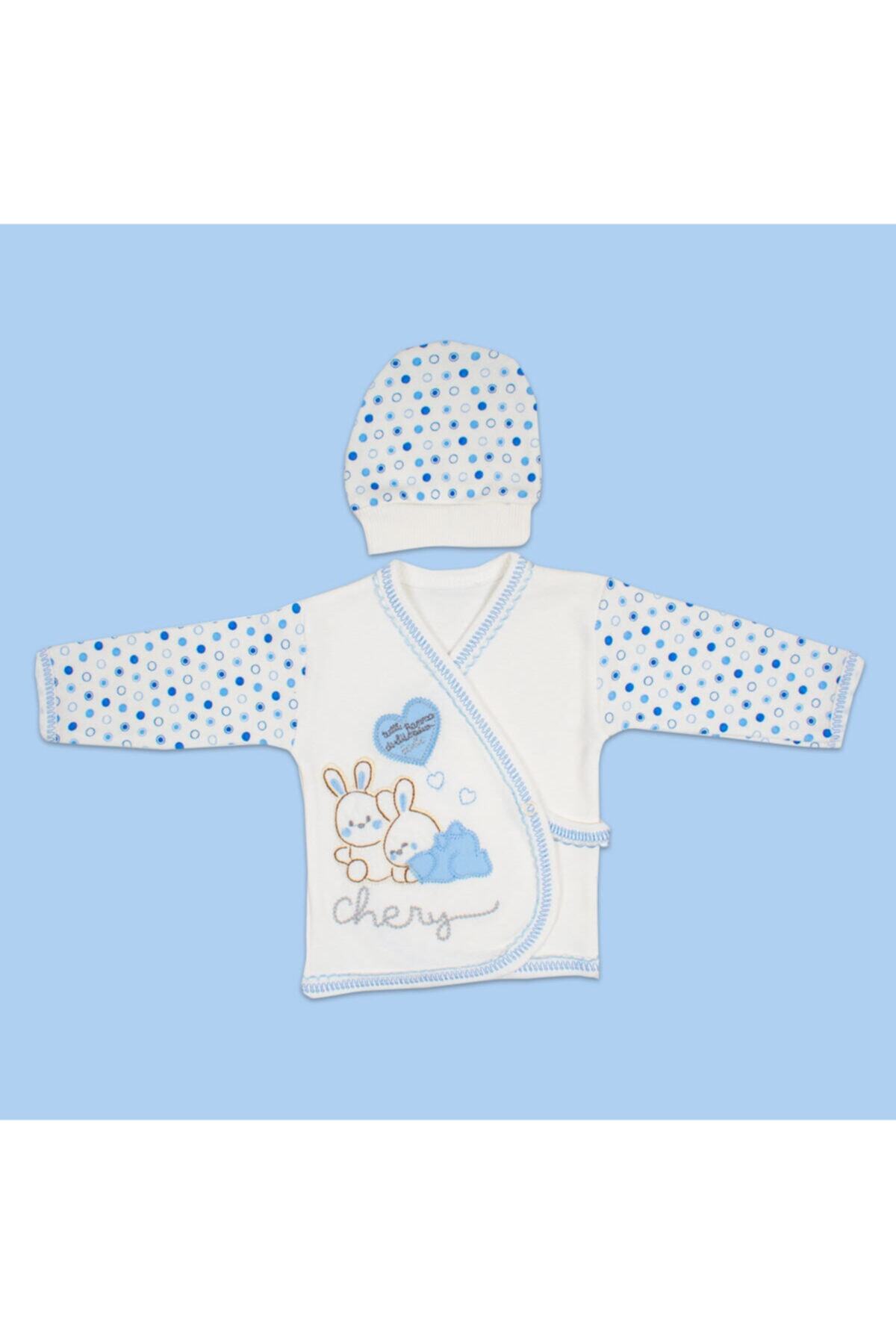 ست نوزادی پسرانه – دخترانه آبی Mammakid | 65426542 اورجینال - تصویر 2