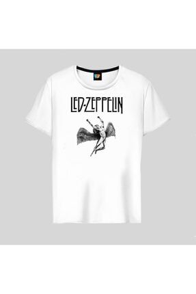 Led Zeppelin Icarus Beyaz Tişört1 05303