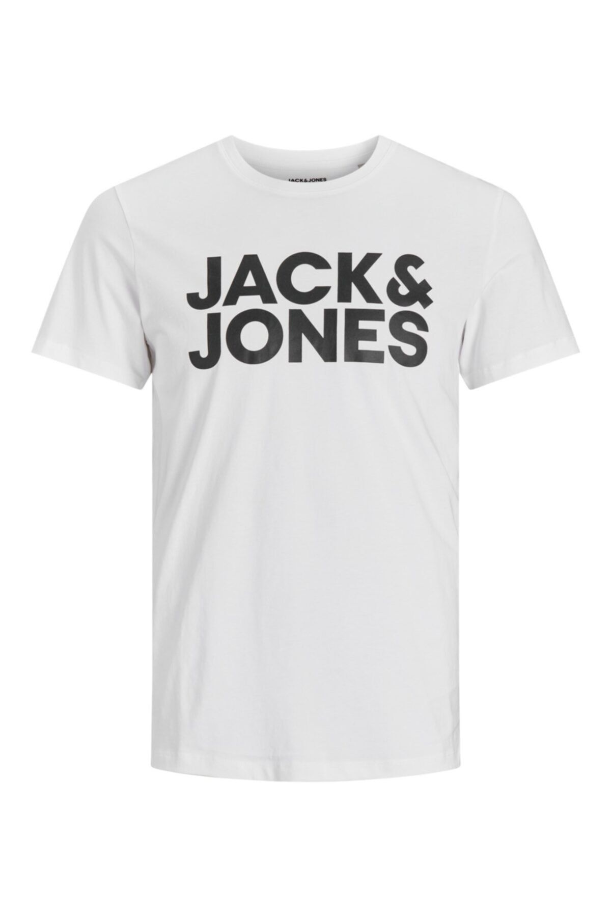 Jack & Jones تی شرت یقه سفید مردانه جک جونز 12151955 Jjecorp