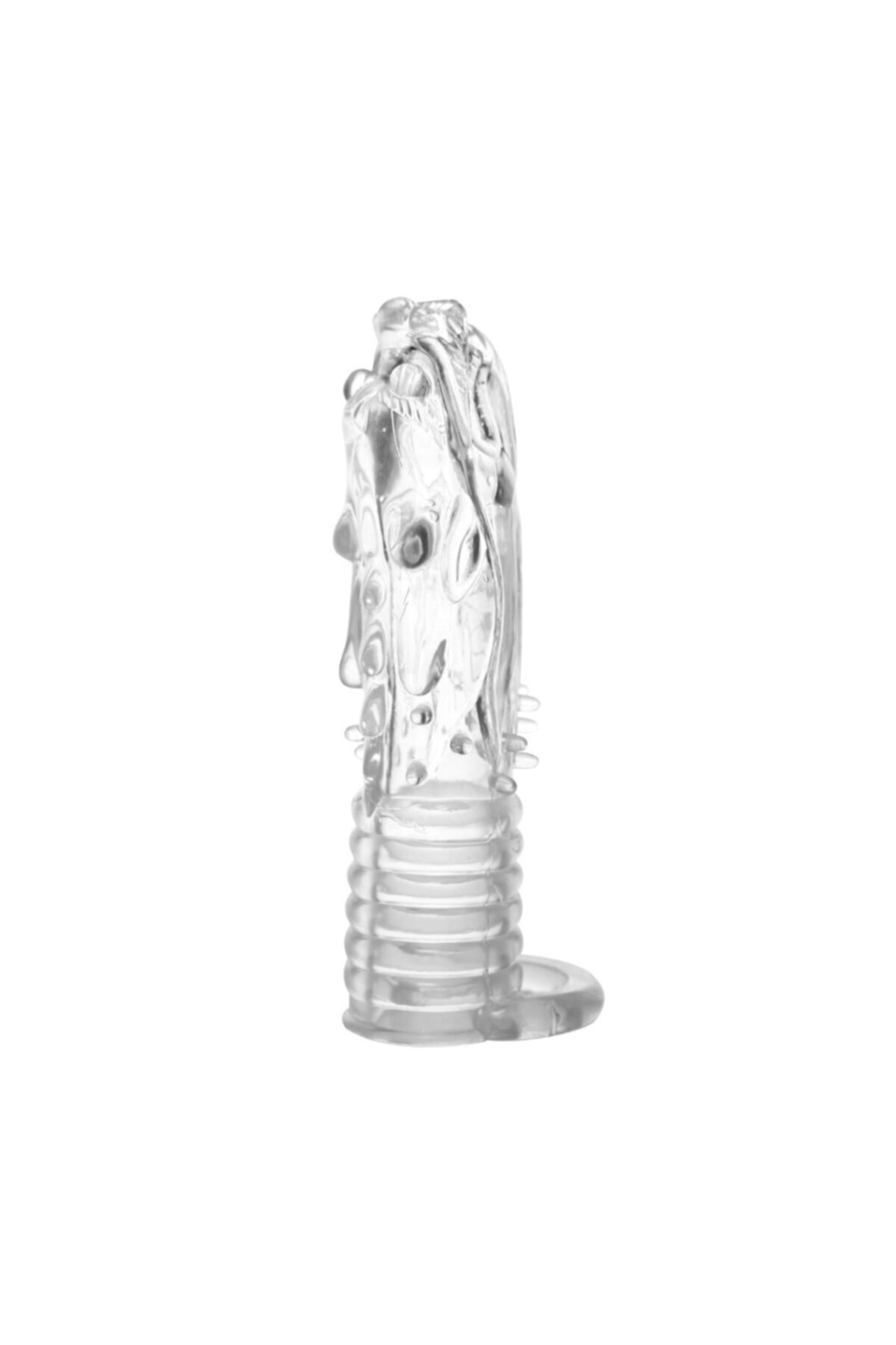 Silikon Penis Kılıfı Klitoris Temaslı Dildo Prezervatif 4