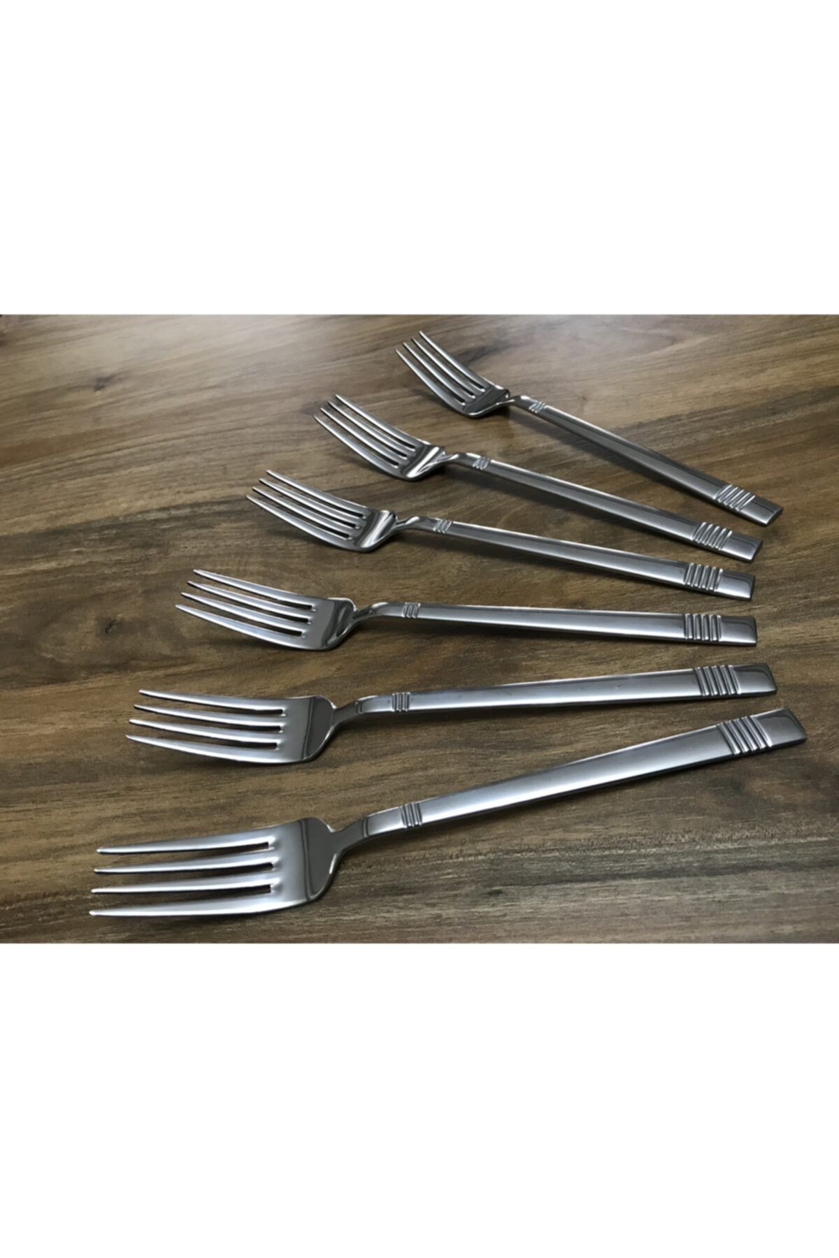 Kardelen 6 Adet Turkuaz Tatlı Çatalı PH7295