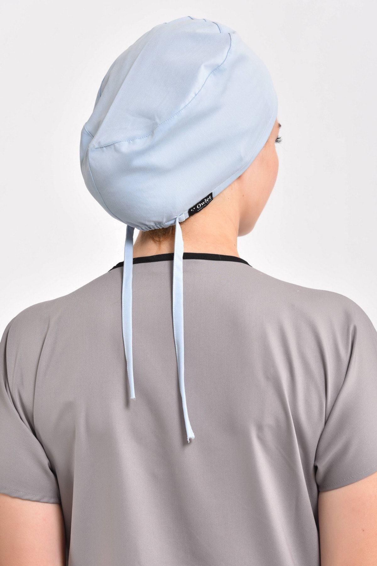 Owlet Medikal-Lycra Baby Blue Surgical Bonnet 2