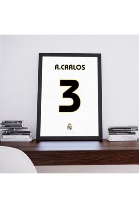 Roberto Carlos Poster Tablo, Real Madrid, La Liga, Dijital Tasarım Tablo KYNCKROBCAR