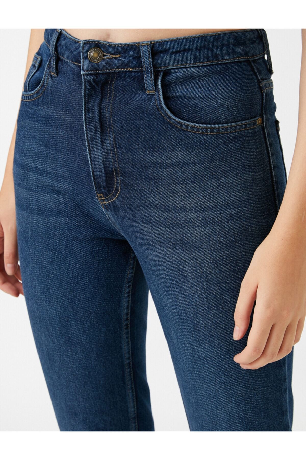 Koton شلوار جین نیلی متوسط ​​زنانه