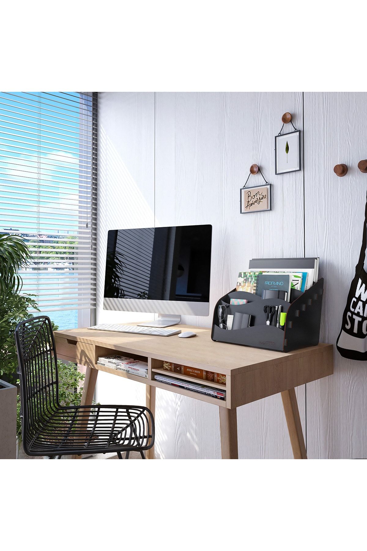 Mingitav-Otto Wavy 6-Color Desktop Organizer Document Rack 2