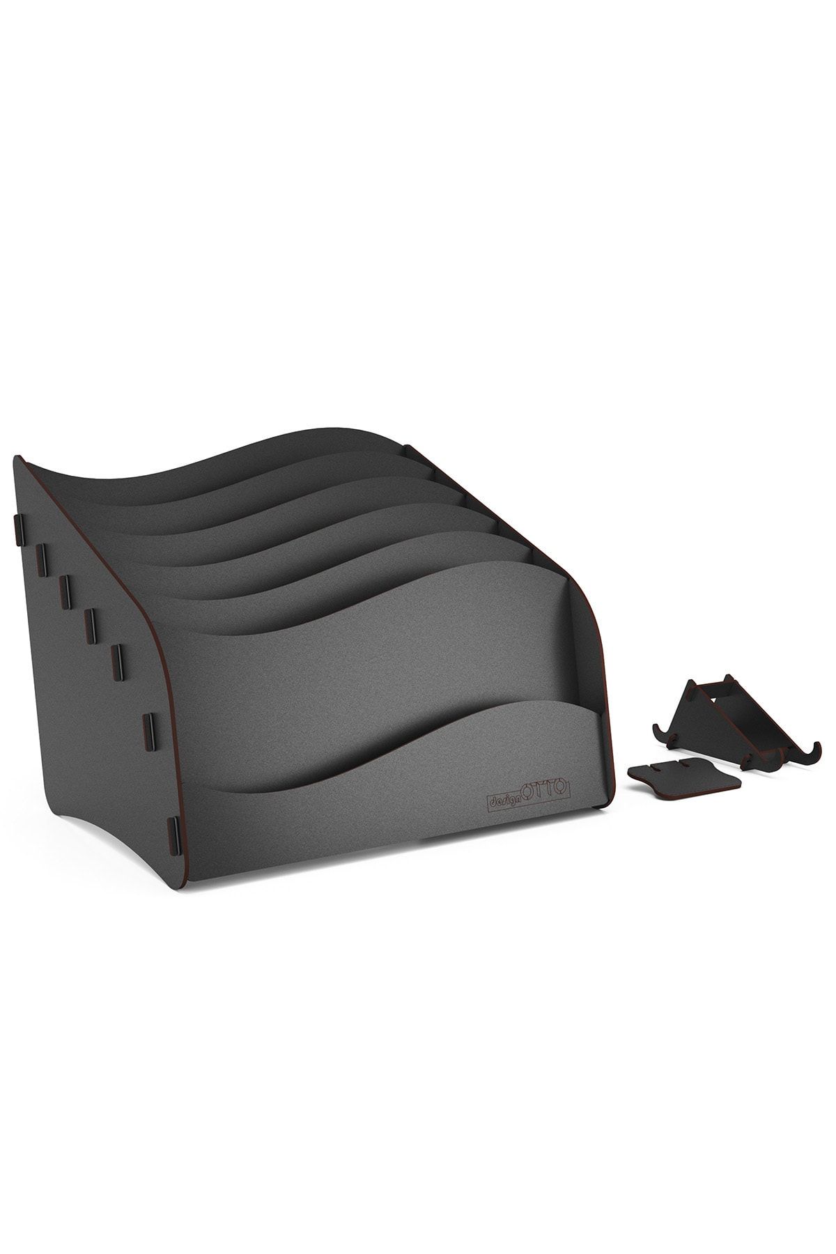 Mingitav-Otto Wavy 6-Color Desktop Organizer Document Rack 5