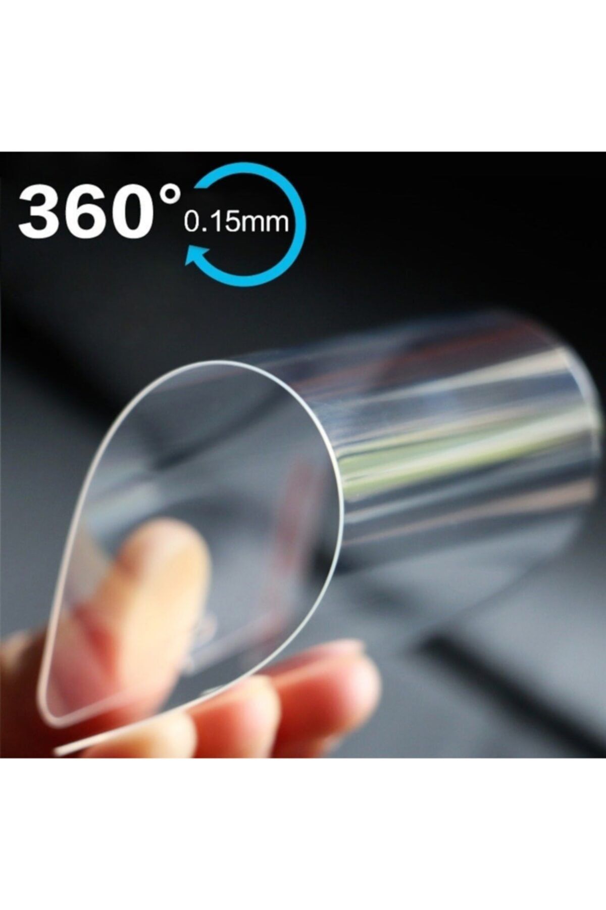BlueGsm-Xiaomi Redmi Note 7 Compatible Nano Screen Protector Ultra Thin Flexible Unbreakable 5