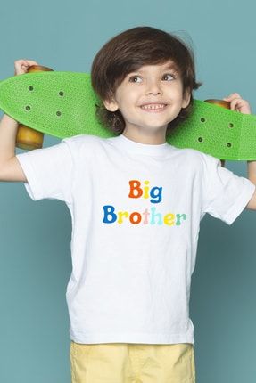 Big Brother Organik Baskılı Bebek Çocuk T-shirt EE-233