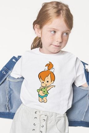 Çakıl Çakmaktaş Organik Baskılı Bebek Çocuk T-shirt EE-275