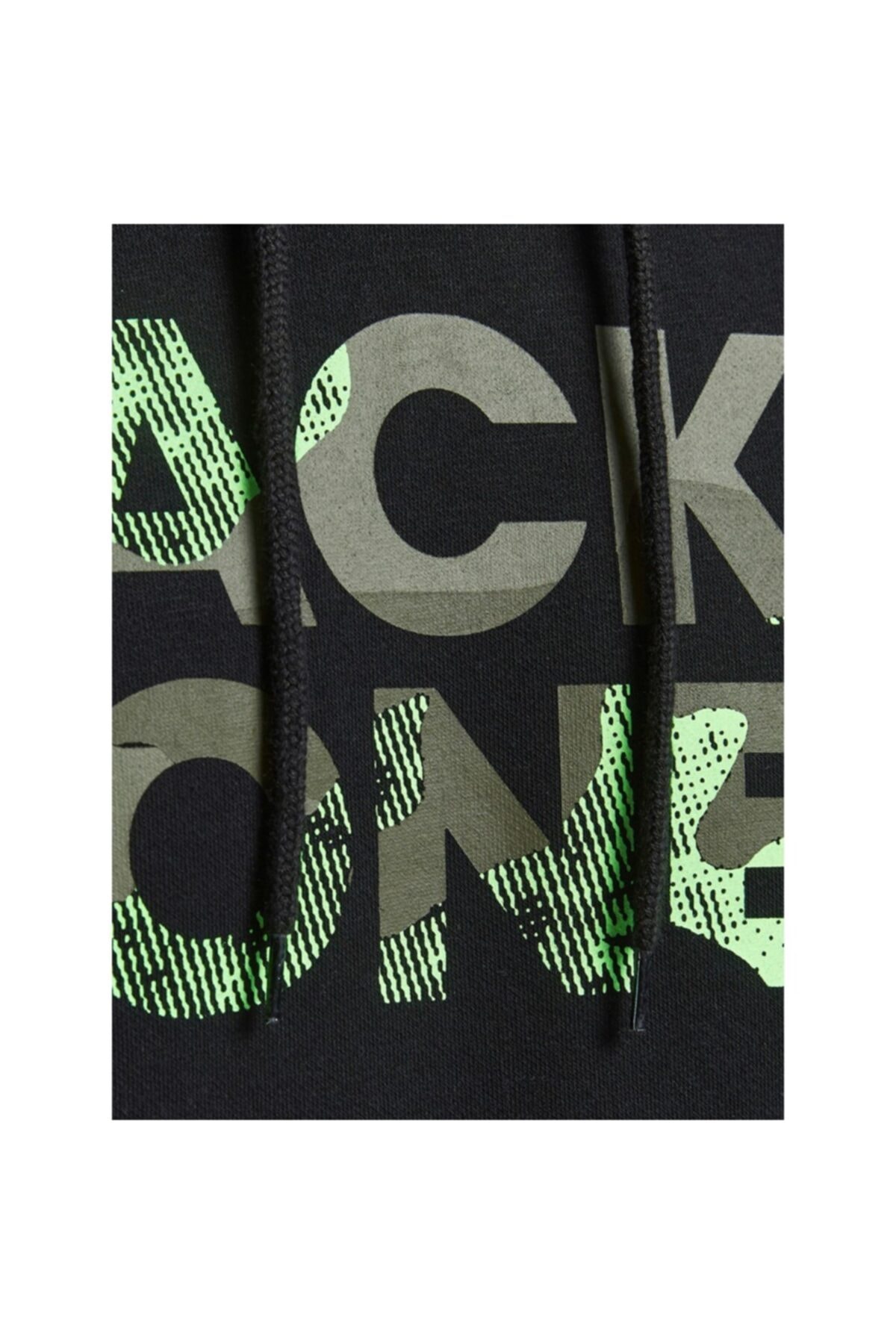 سویشرت مردانه مشکی جک اند جونز | 12189147 اورجینال - تصویر 5