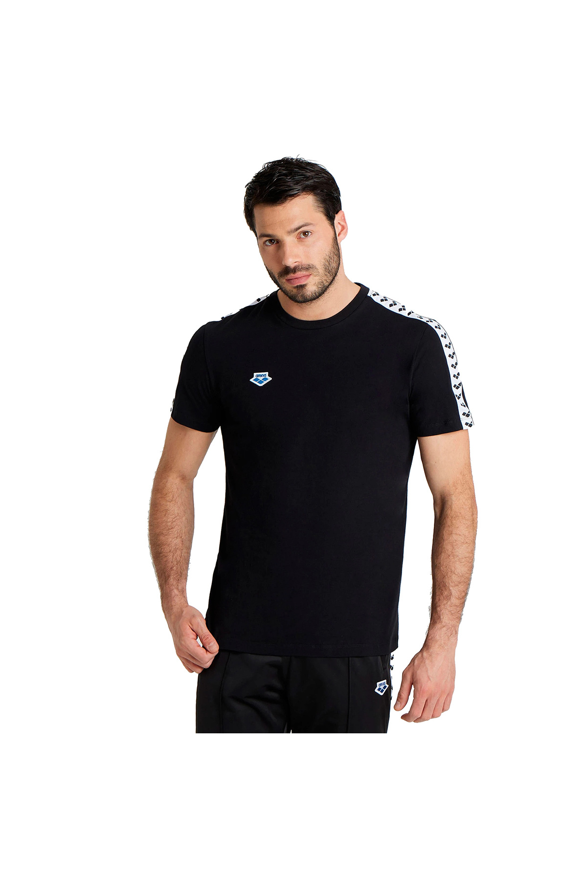 تی شرت مردانه تیم مدل Team رنگ مشکی کژوال کد 002701501 آرنا تی شرت ورزشی ARENA