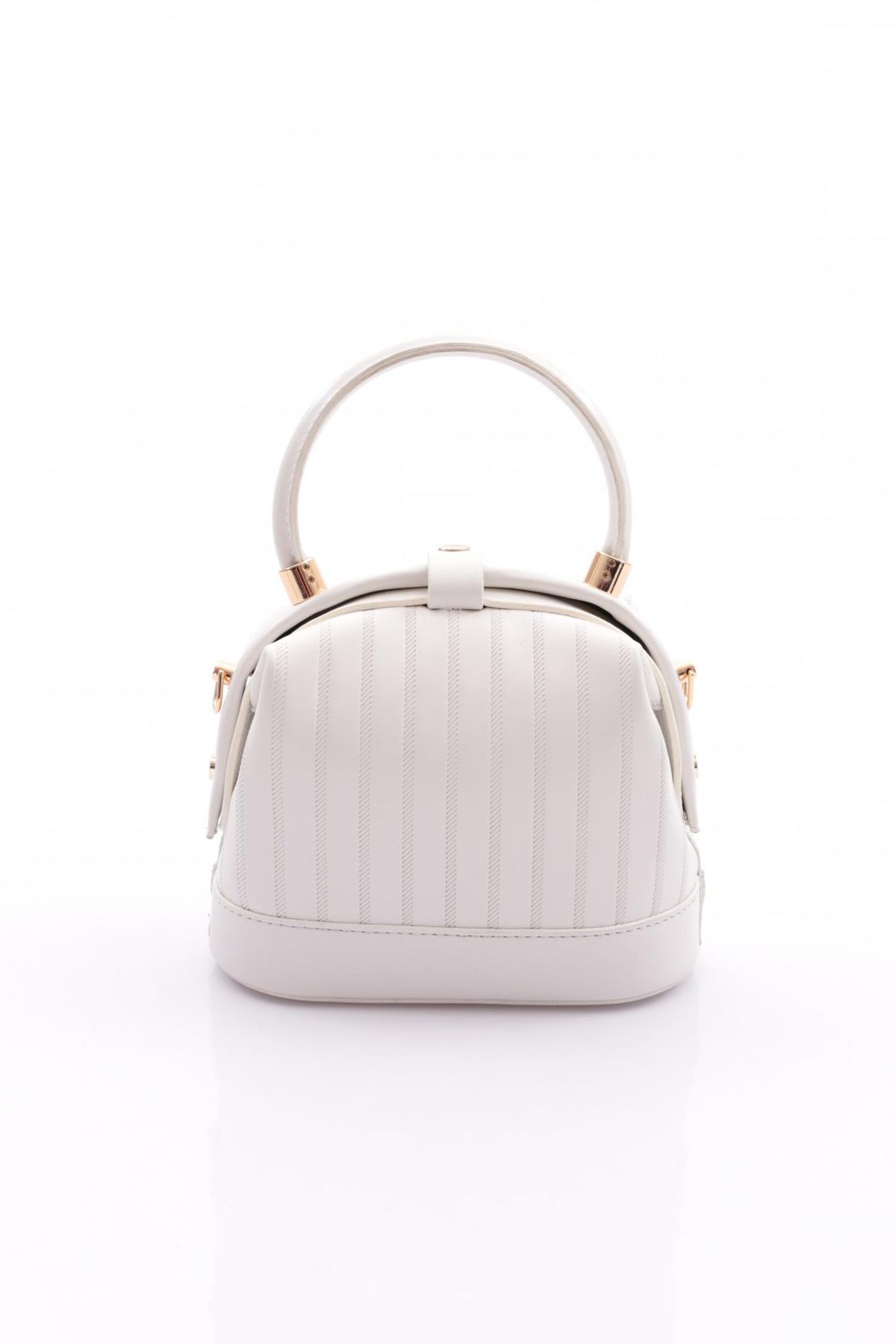DGN-White Cross Chain Strap Bag - 41233279 3
