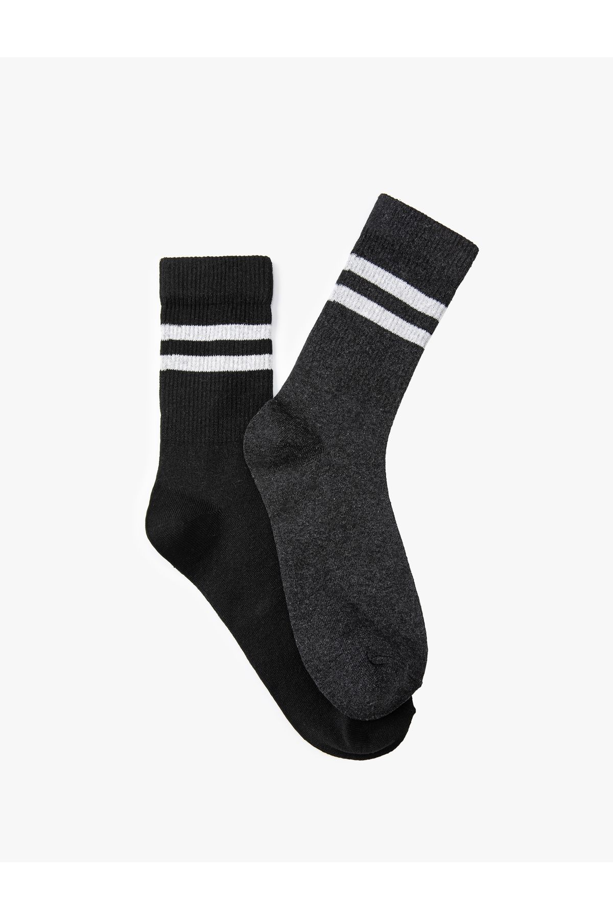 Koton-Set of 2 Socks with Stripe Pattern 1