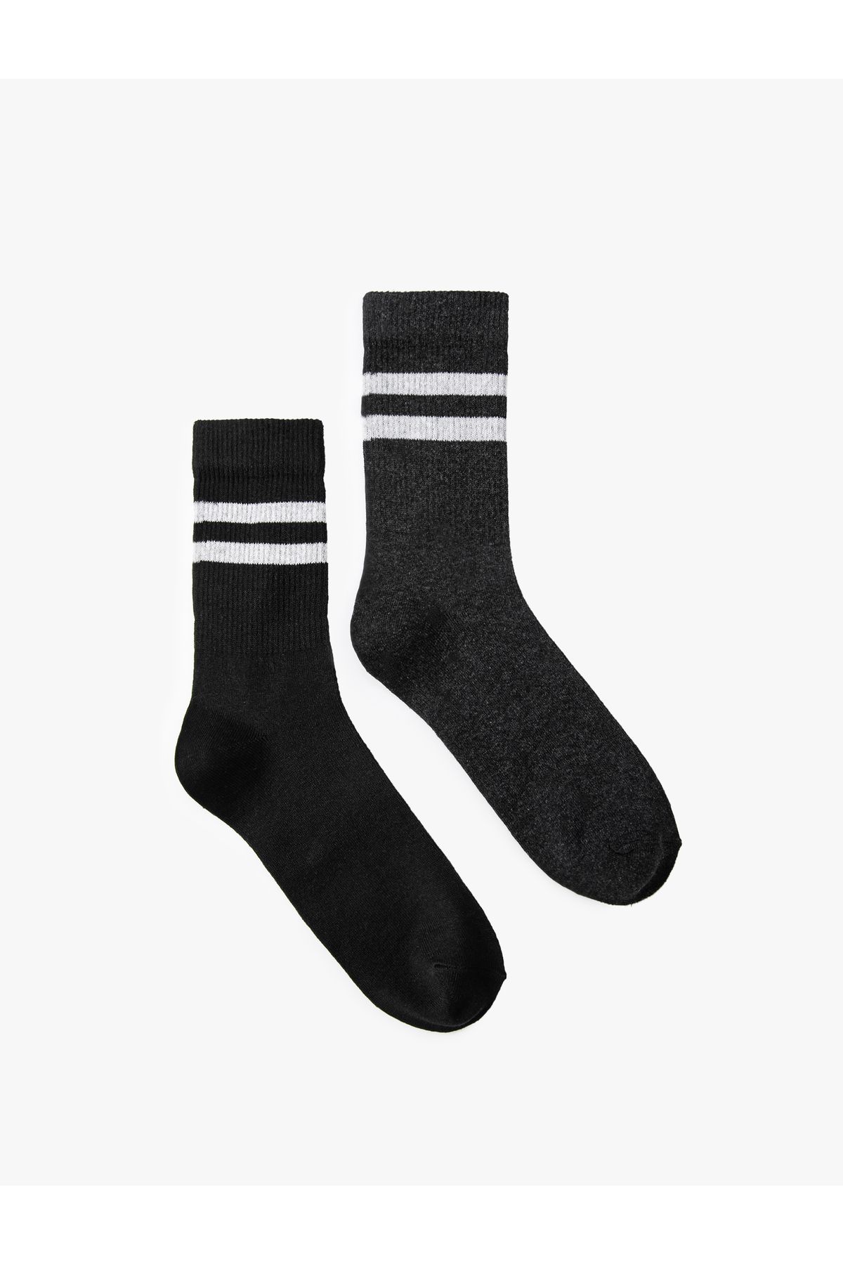 Koton-Set of 2 Socks with Stripe Pattern 2