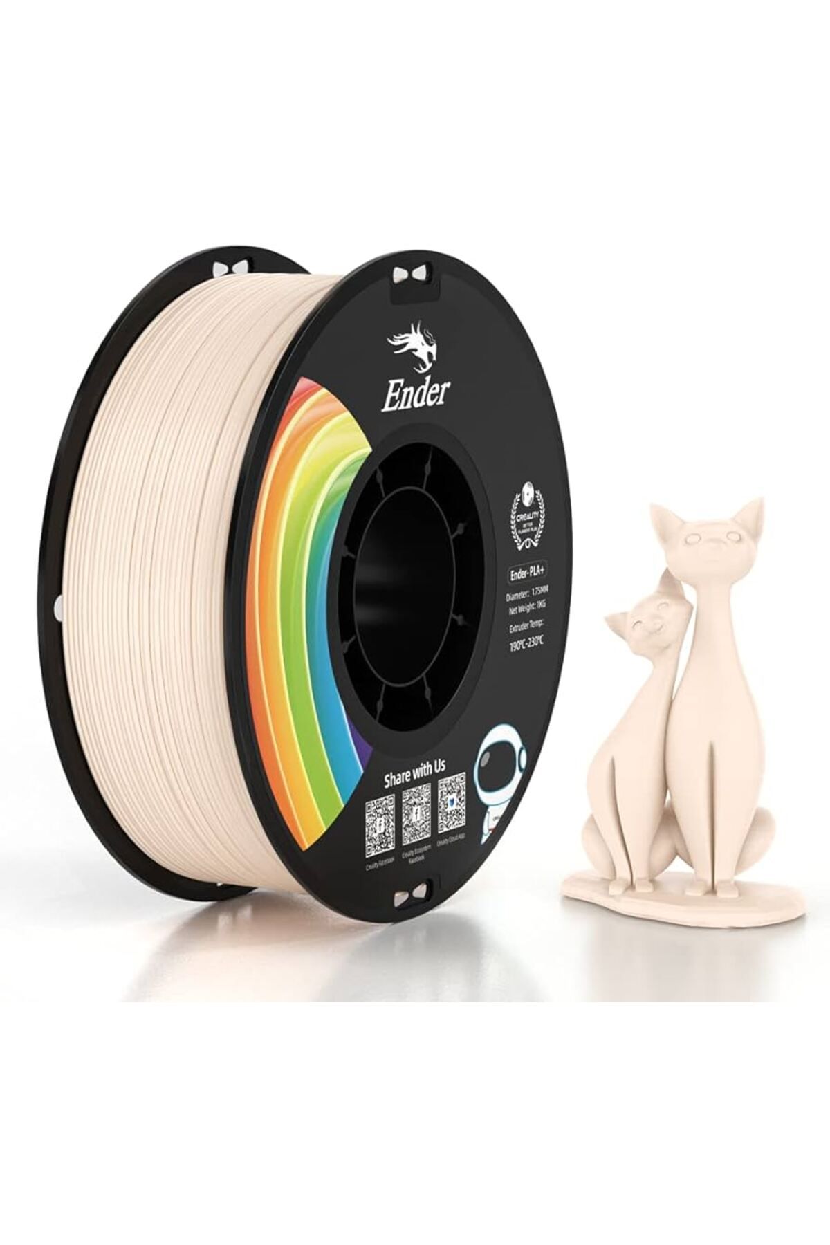 Creality Ender Pla Filament Bej 1.75mm 1kg