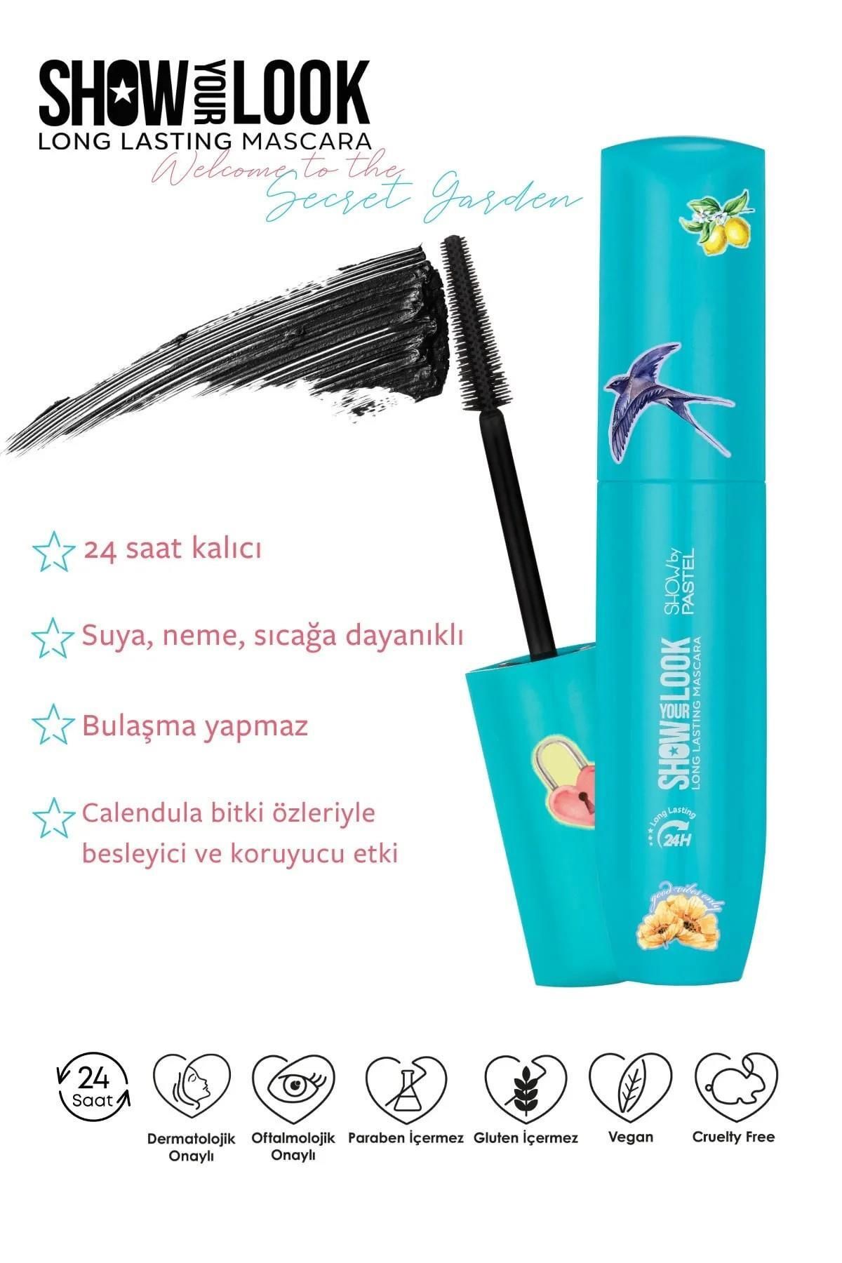 Show by Pastel Show Your Look 24h Long Lasting Volume Mascara - Maskara Secret Garden-8