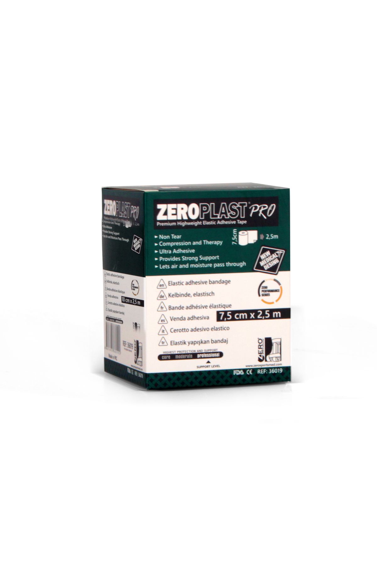 باند بوکس ZEROPLAST PRO 7.5CM X 2.5M Zero Sports Medicine