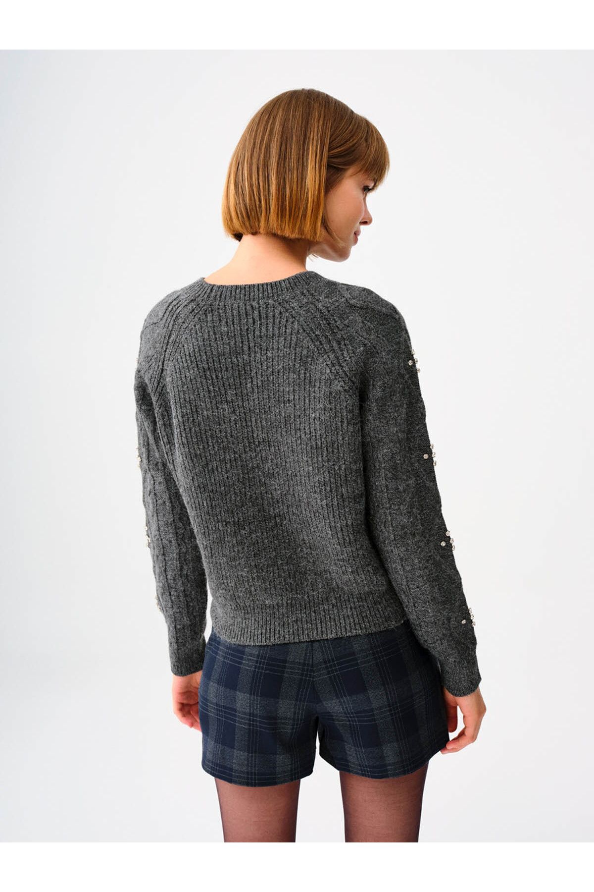 Loft-Gray Women's Sweater - Lf 2036977 3