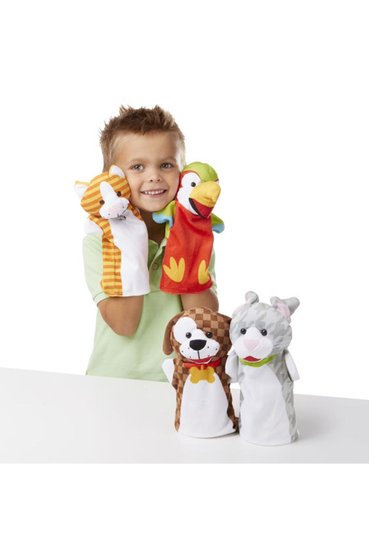 اسباب بازی های آموزشی Melissa Doug مجموعه عروسکی ملیسا و داگ ال حیوانات خانگی Melissa & Doug