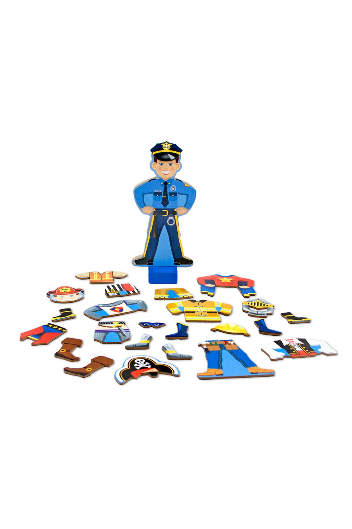 اسباب بازی های آموزشی Melissa Doug لباس آهنربای چوبی ملیسا و داگ جوی Melissa & Doug