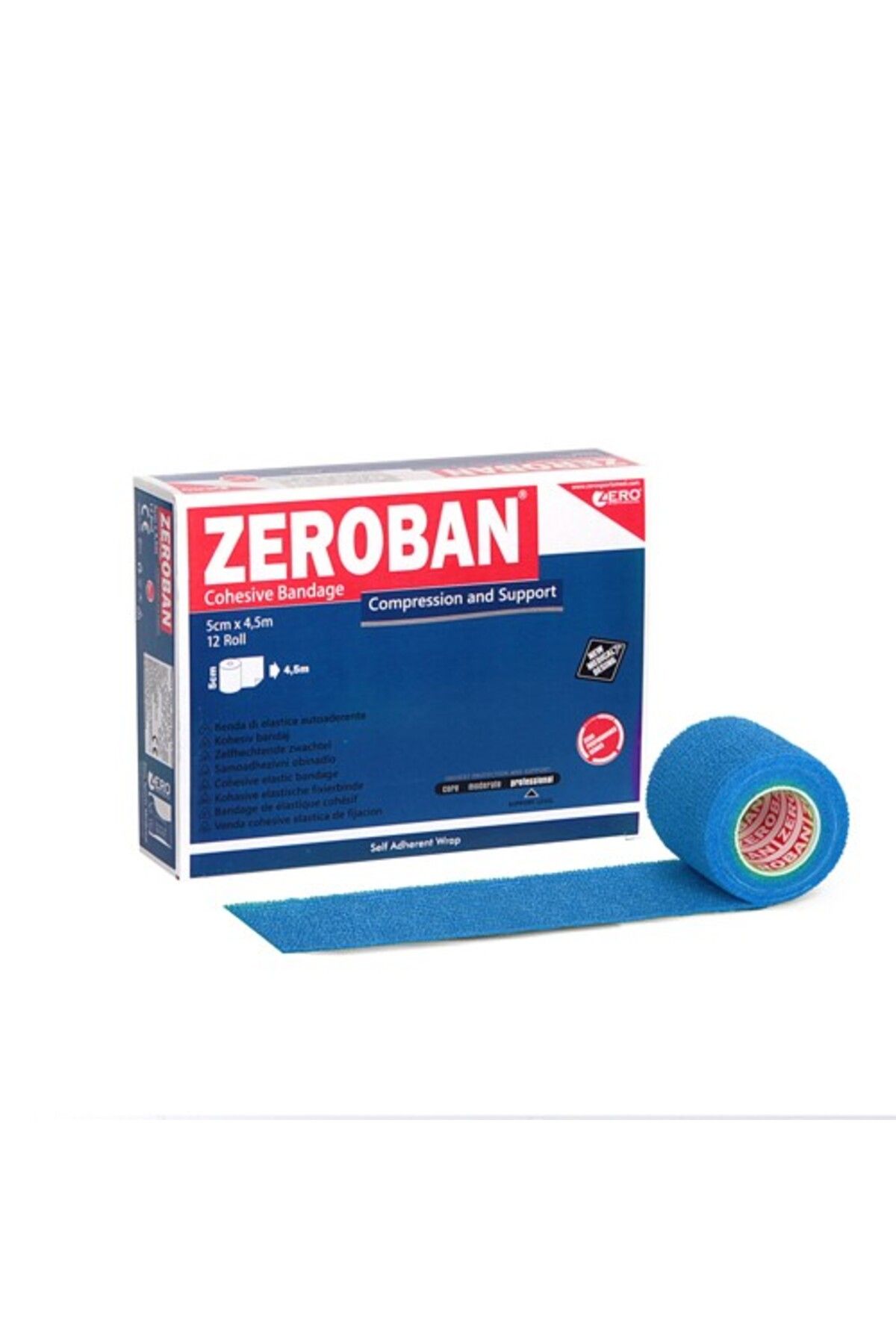 Zero Sports Medicine Zeroban 5 Cm X 4,5 M Lıme Blue