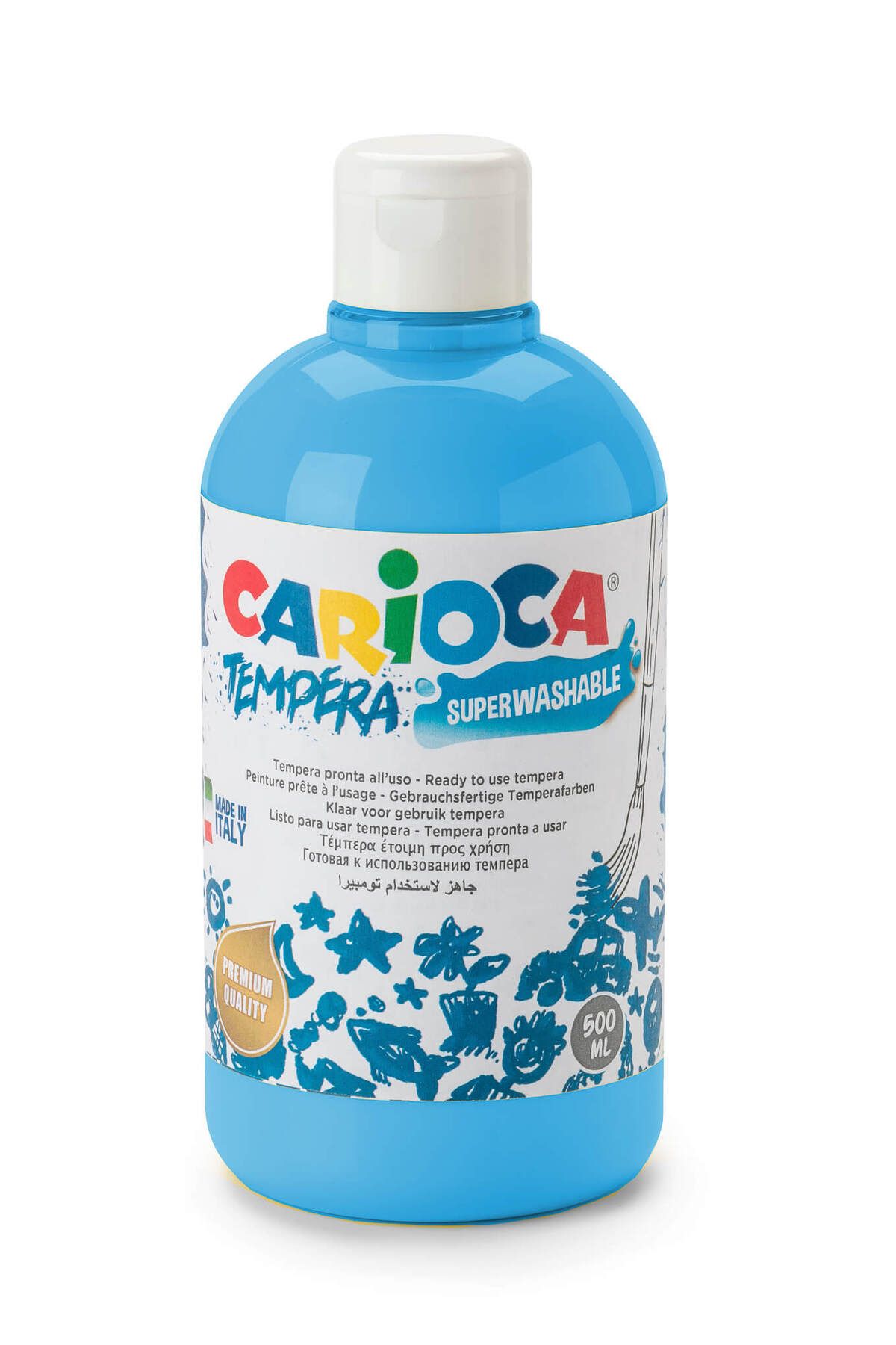 CARIOCA Tempera Boya (SÜPER YIKANABİLİR) 500ml - Mavi