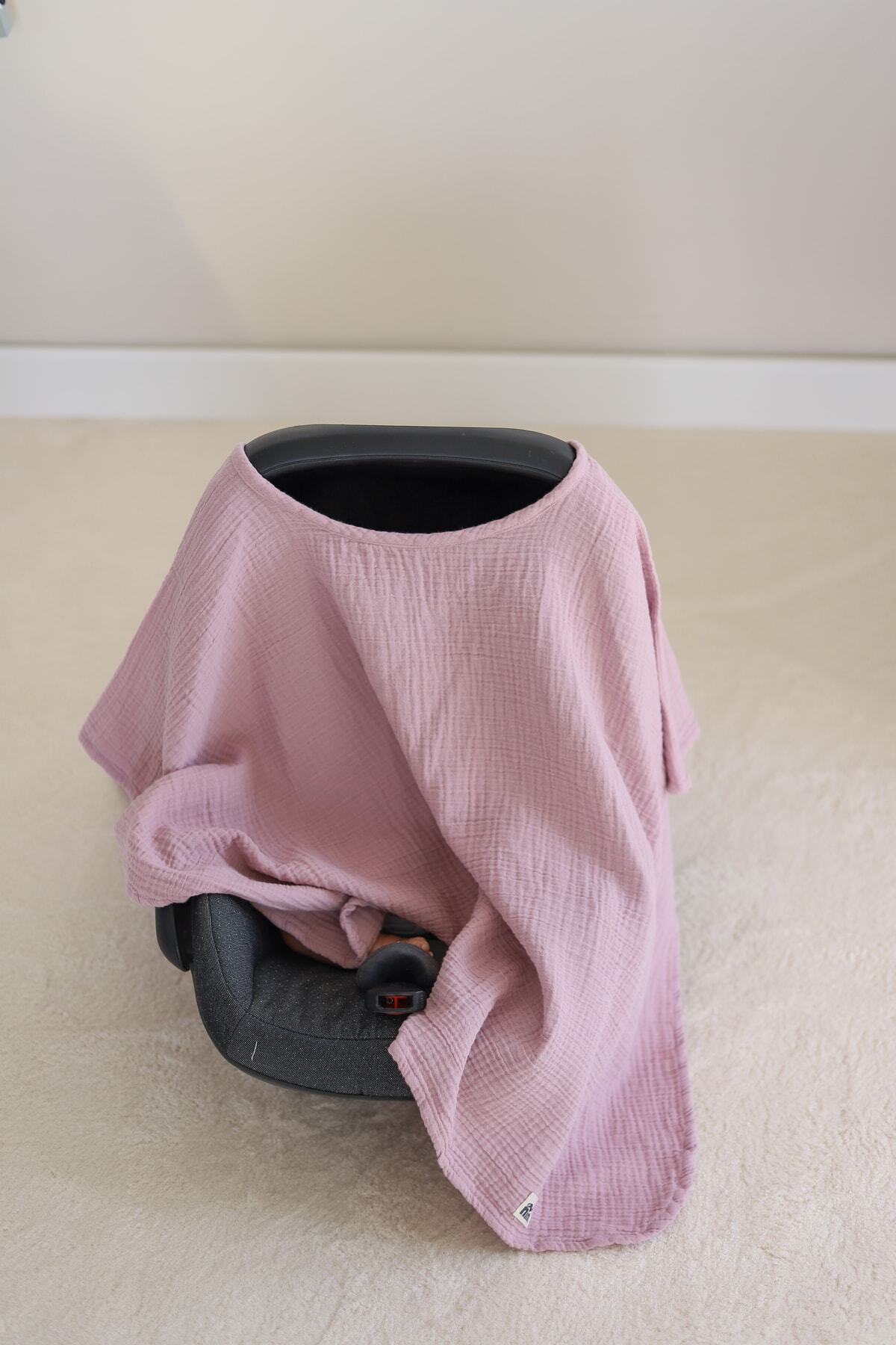 Ninna Kids Multi Müslin Emzirme Ve Puset Örtüsü- Lila fotoğrafı 5 (önizleme)