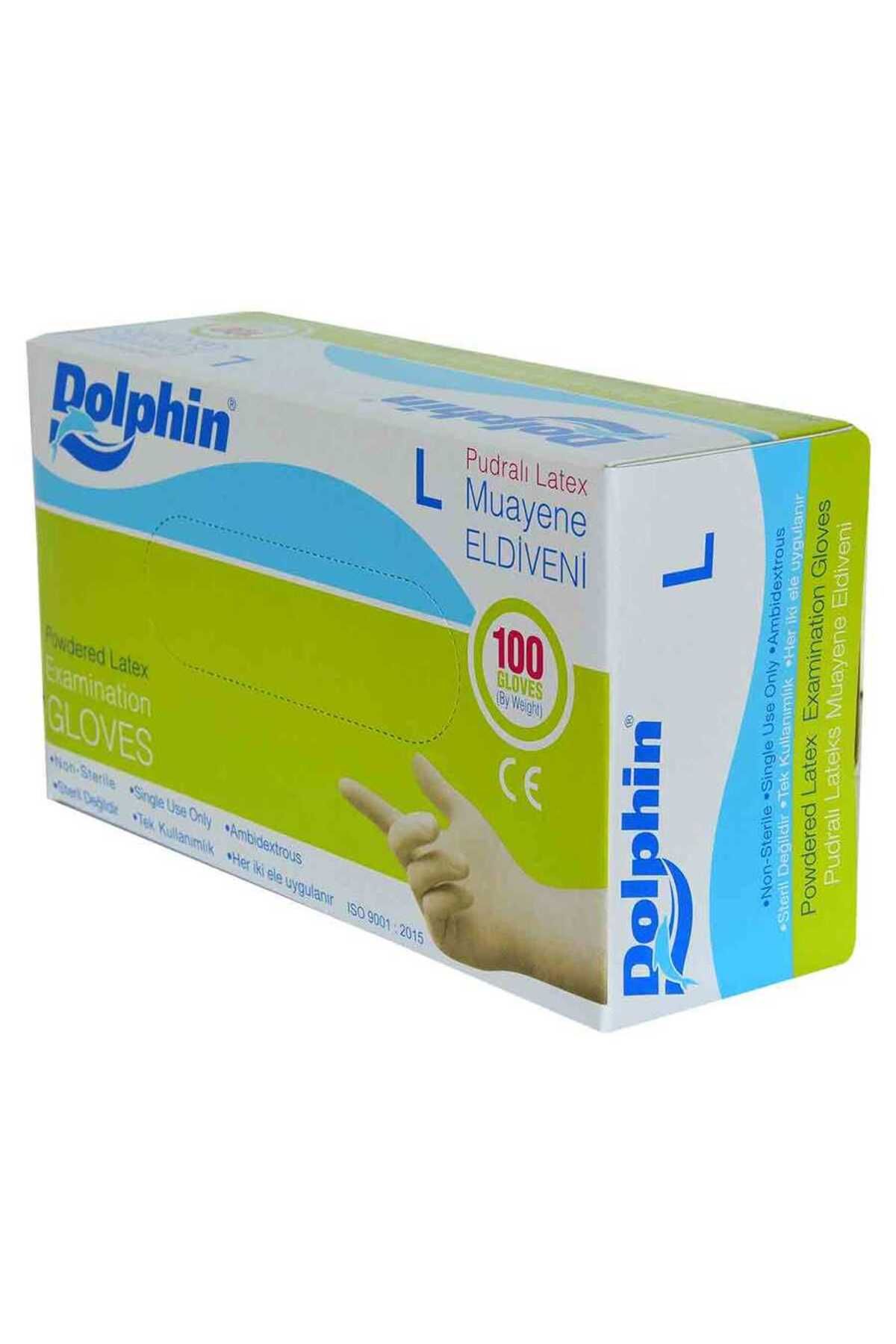 kapsulavm-Powdered White Latex Exam Gloves Large Size (L) Pack of 100 3