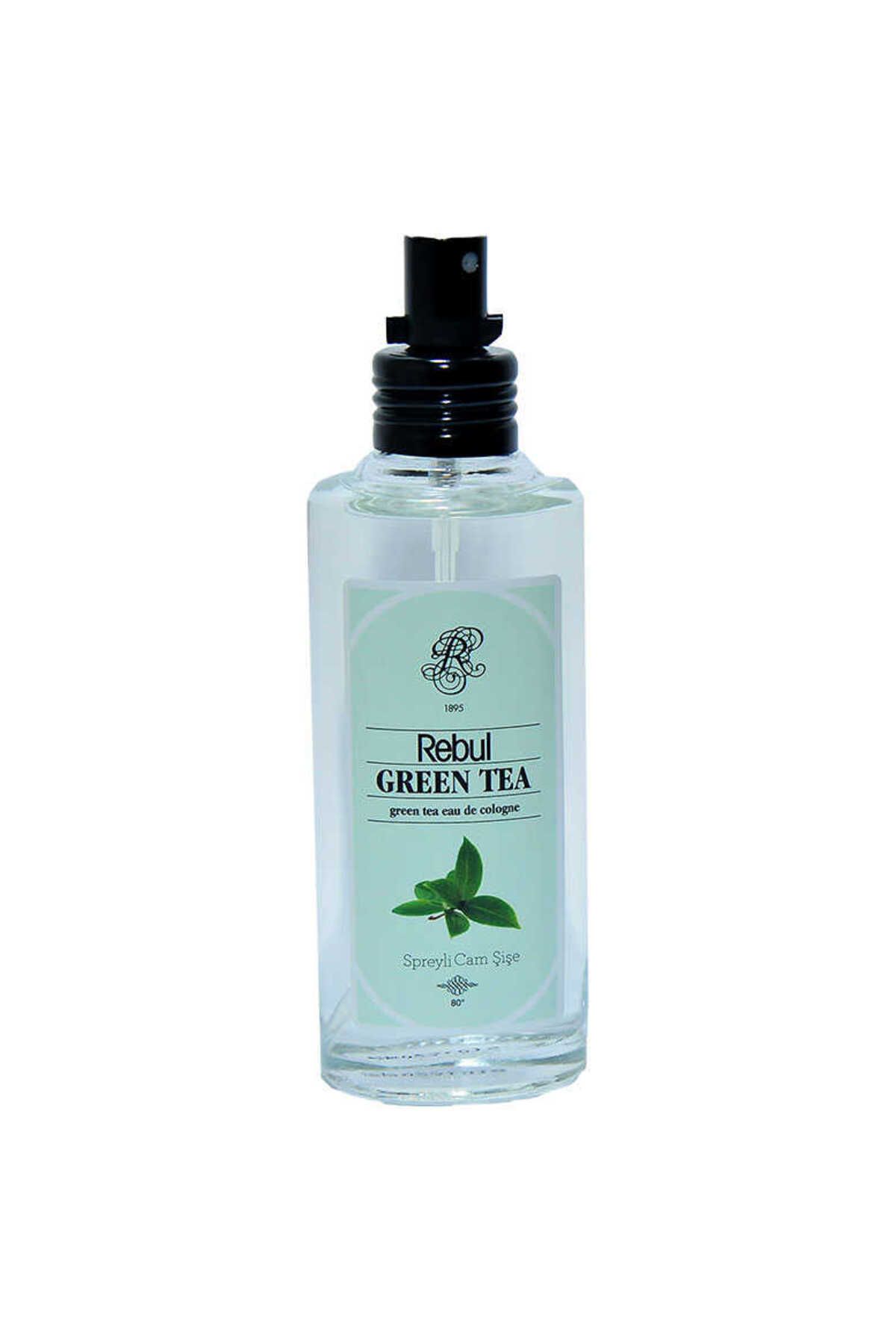 KAMELYA DESİGN Yeşil Çay Kolonyası 80 Derece Cam Şişe Sprey Green Tea 100 ML