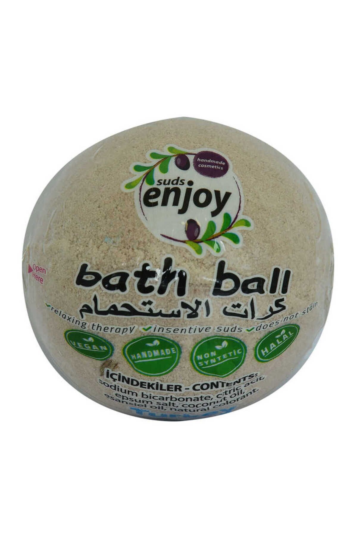 OEM Lavantalı El Yapımı Banyo Küvet Topu Sabunu Mor 90-120 Gr