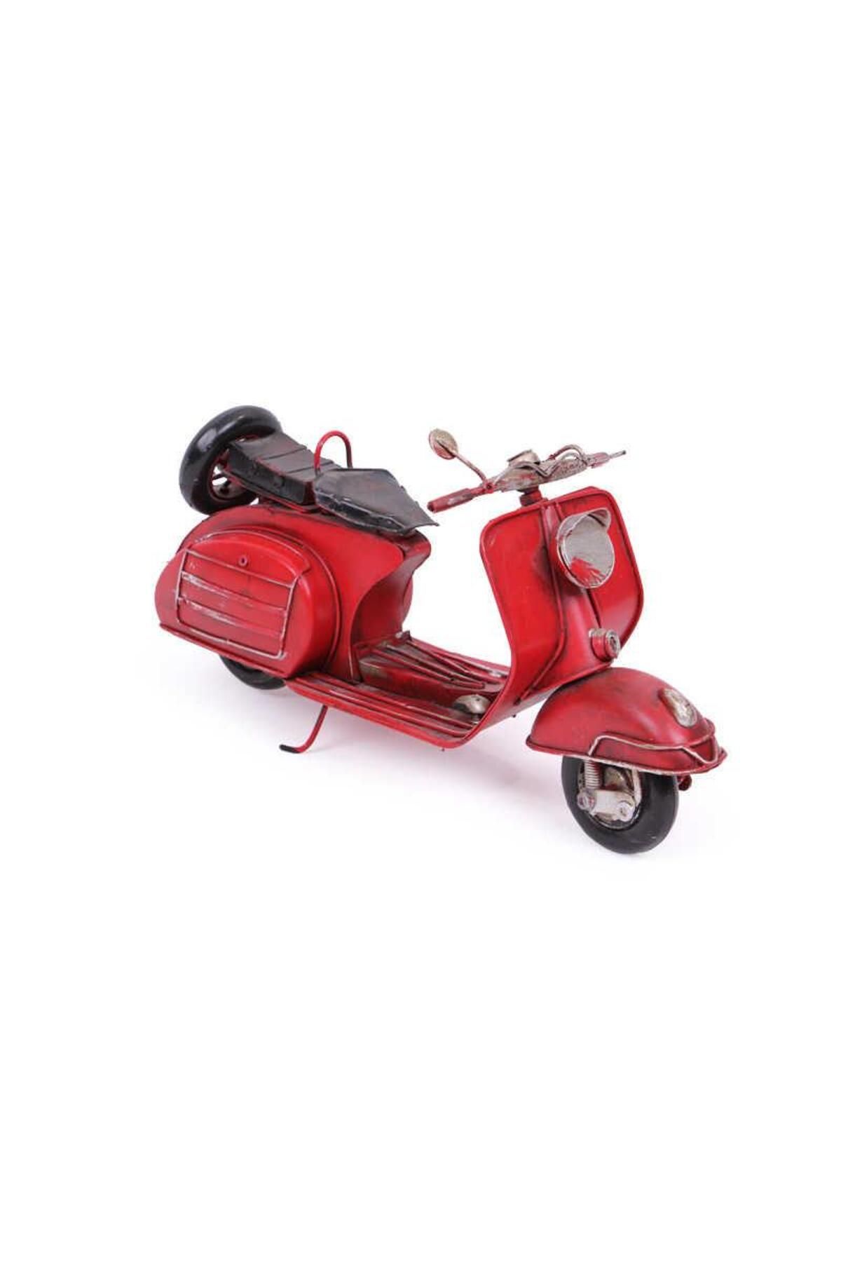 MİMA home Dekoratif Metal Scooter Vintage Dekoratif Ev Ofis Hediyelik