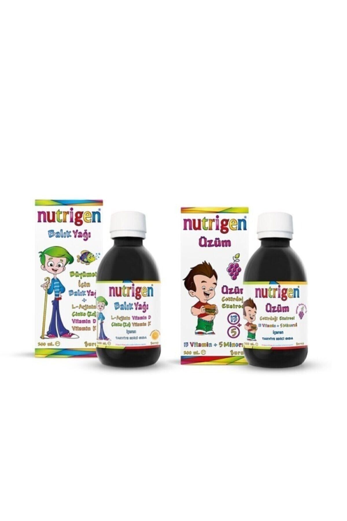 Nutrigen *balık Yağı Şurubu 200 ml Üzüm Çekirdeği Şurubu 200 ml