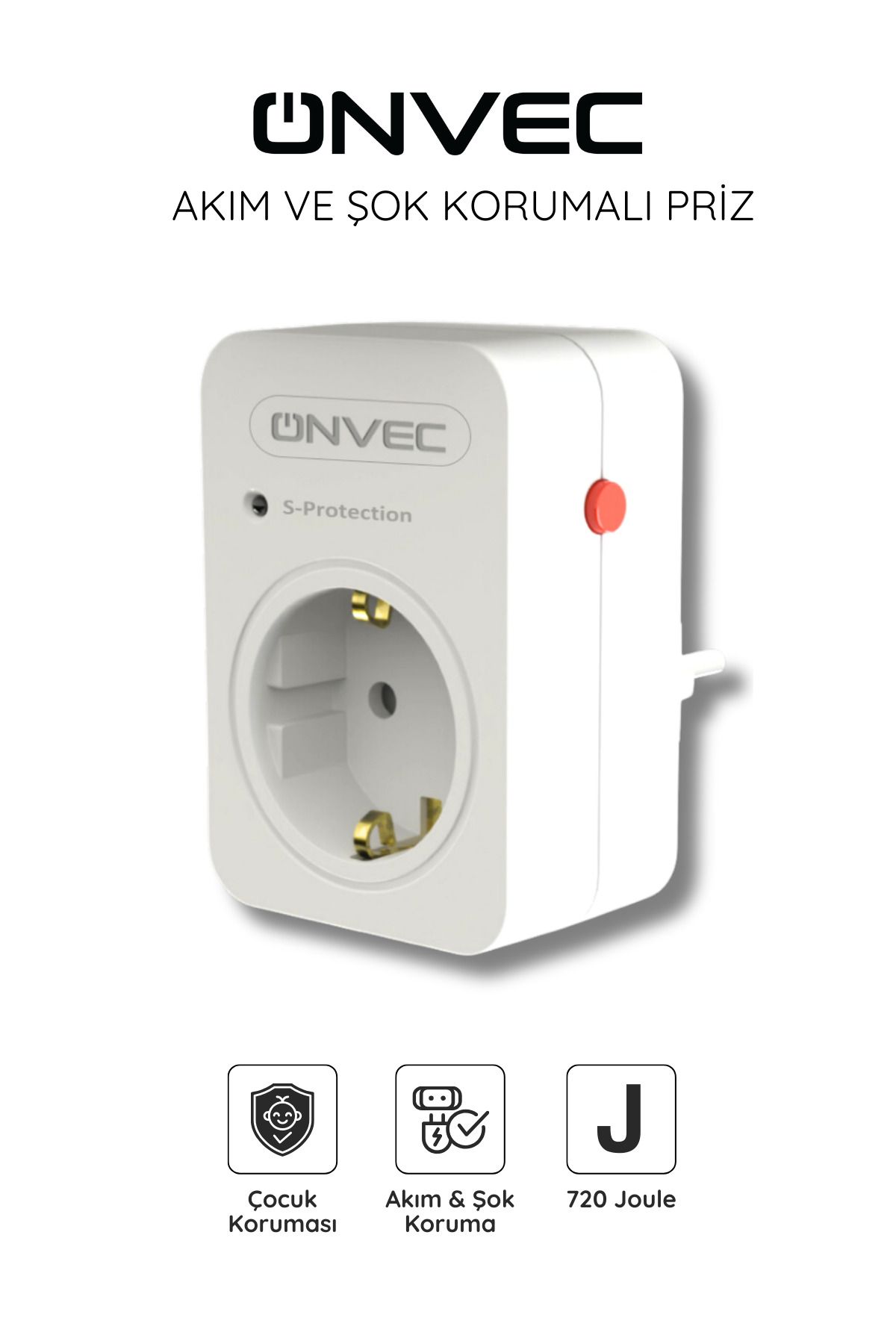 ONVEC-720 Joule Basic Current and Shock Protected Socket 1