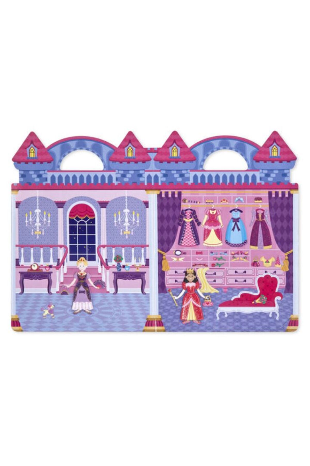 Melissa & Doug Kabartmalı Tak Çıkar Çıkartma Seti - Prenses fotoğrafı 3 (önizleme)