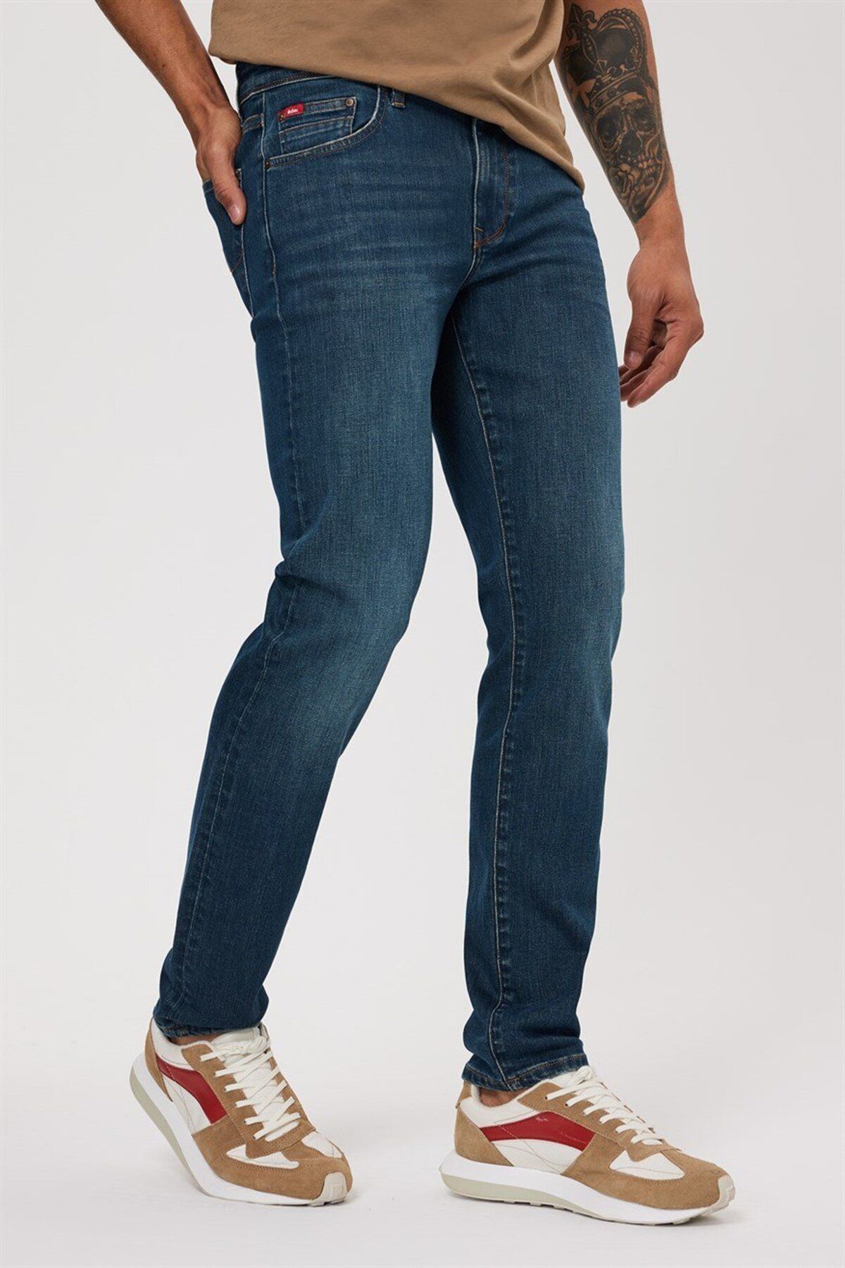 شلوار جین آبی مردانه جگر Ferb Nile Lee Cooper