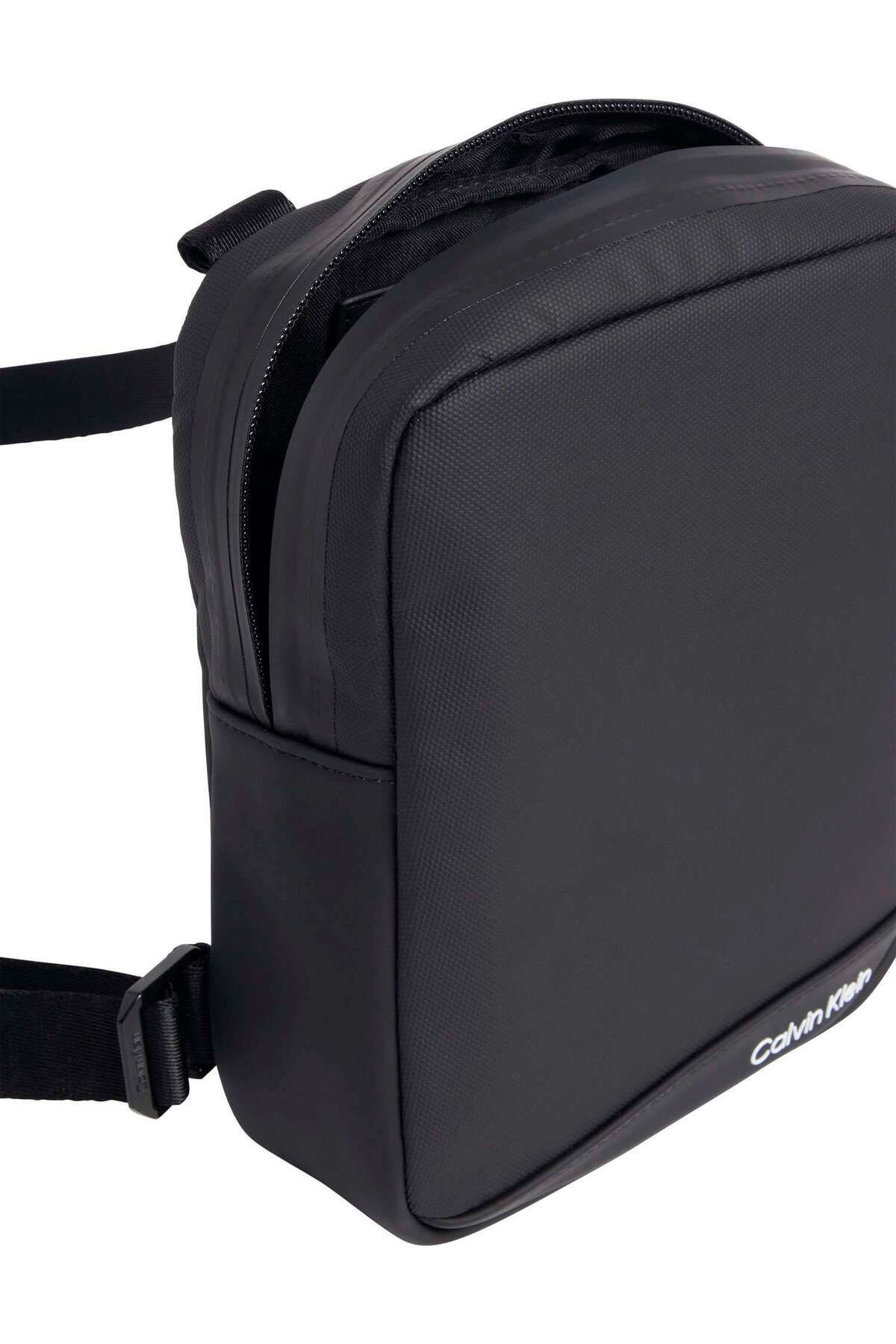 کیف دستی مشکی مردانه گزارشگر کانتی لاستیکی S اورجینال Calvin Klein