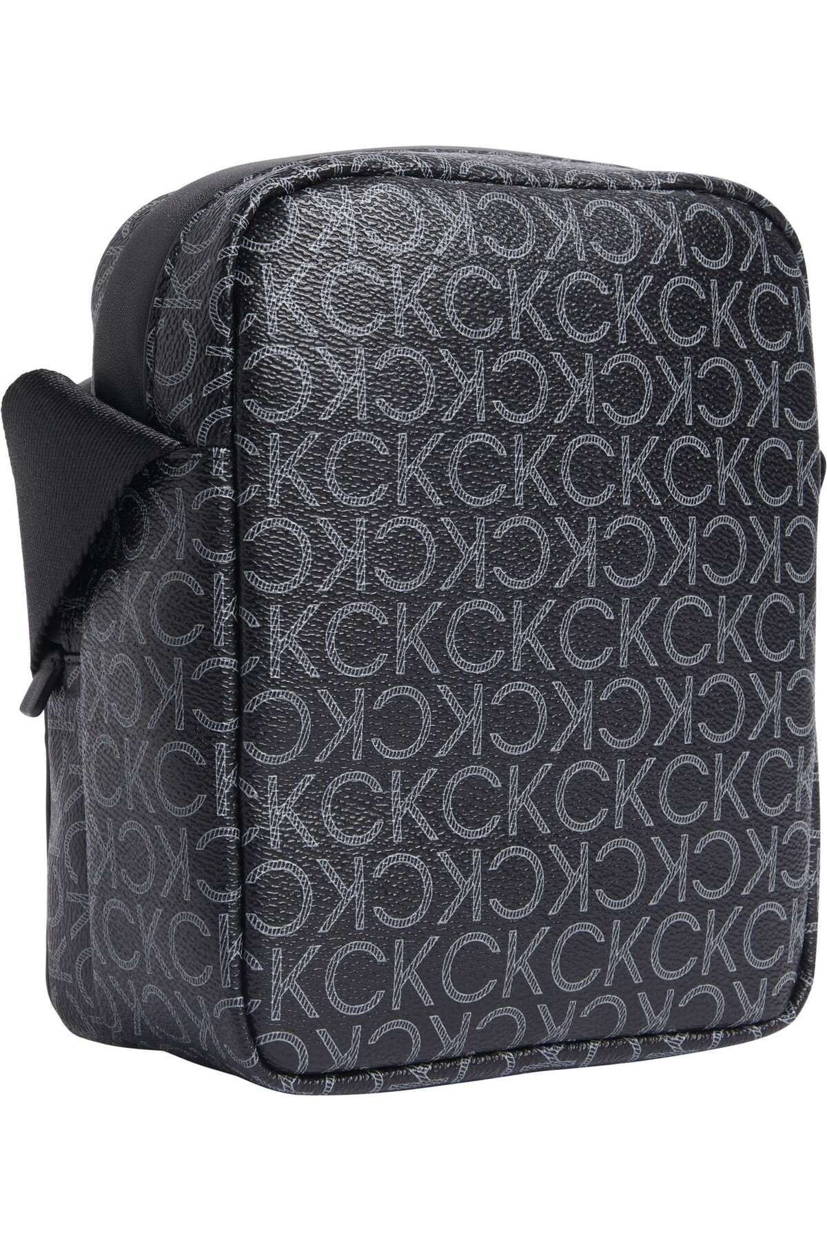 کیف دستی مشکی مردانه CK باید گزارشگر S مونو باشد Calvin Klein