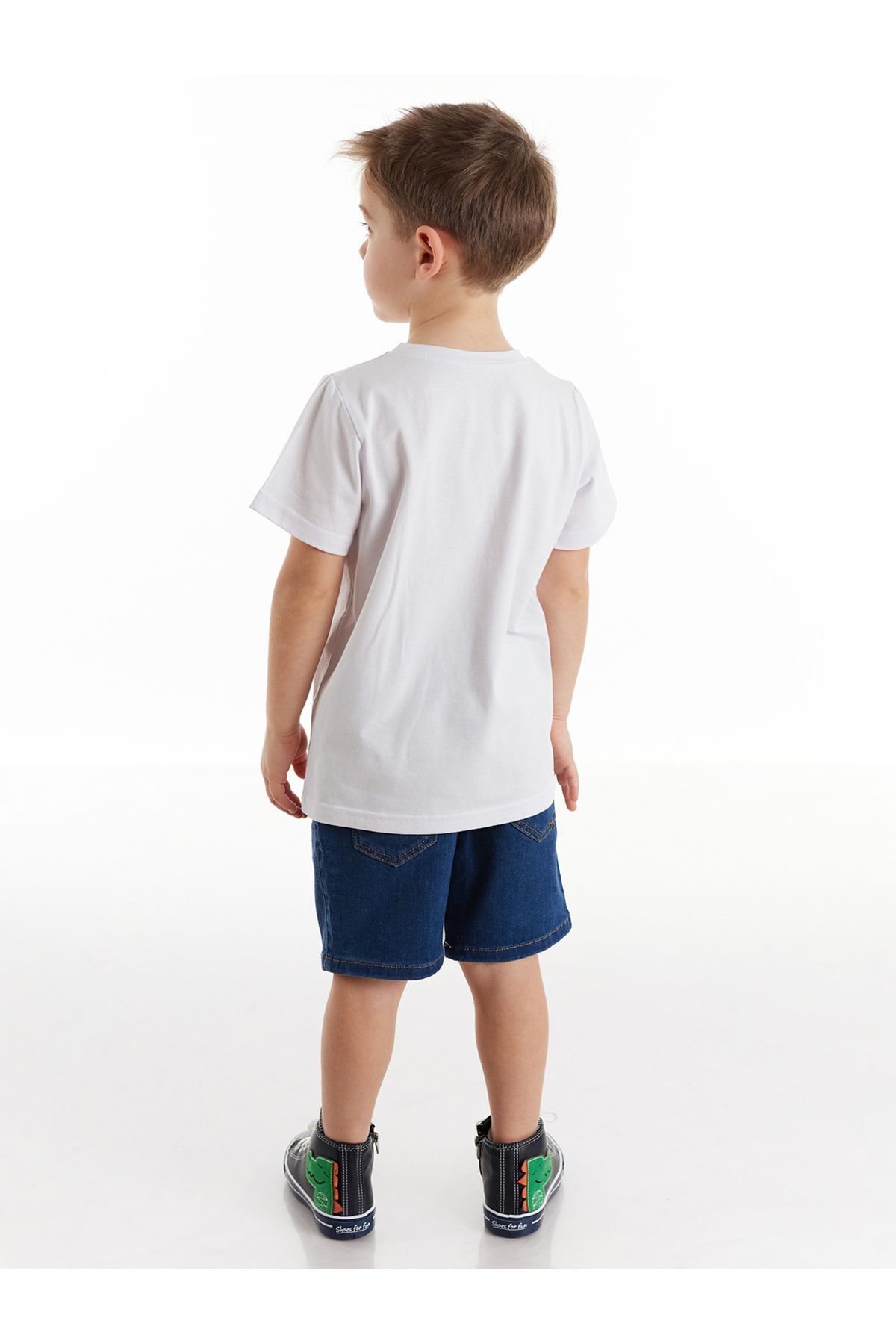 Denokids-Set de pantaloni scurți din blugi pentru băiat Brick 2