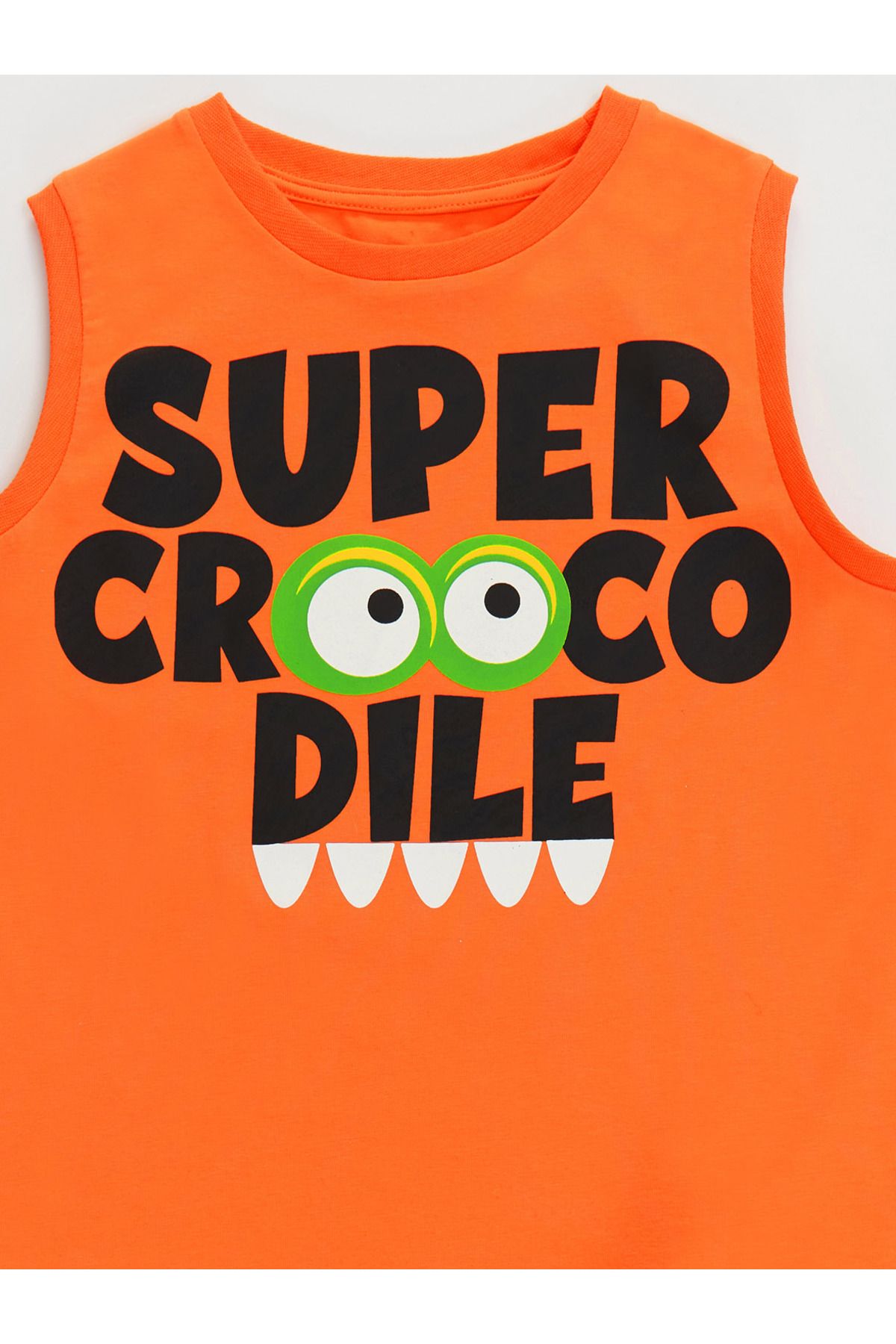 Denokids-Crocodile Boy's T-shirt Shorts Set 5