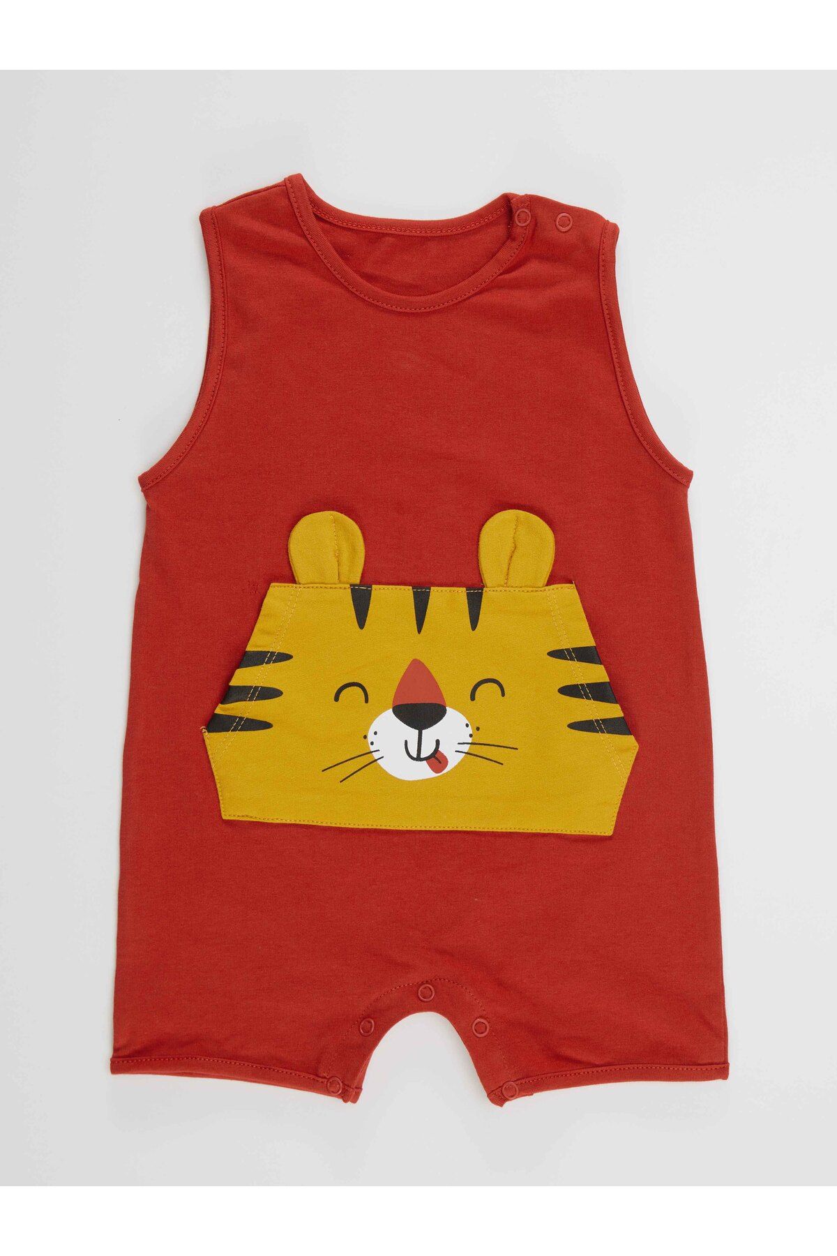 Denokids-Little Tiger Baby-Jungen Sommer-Strampelanzug aus Baumwolle 3