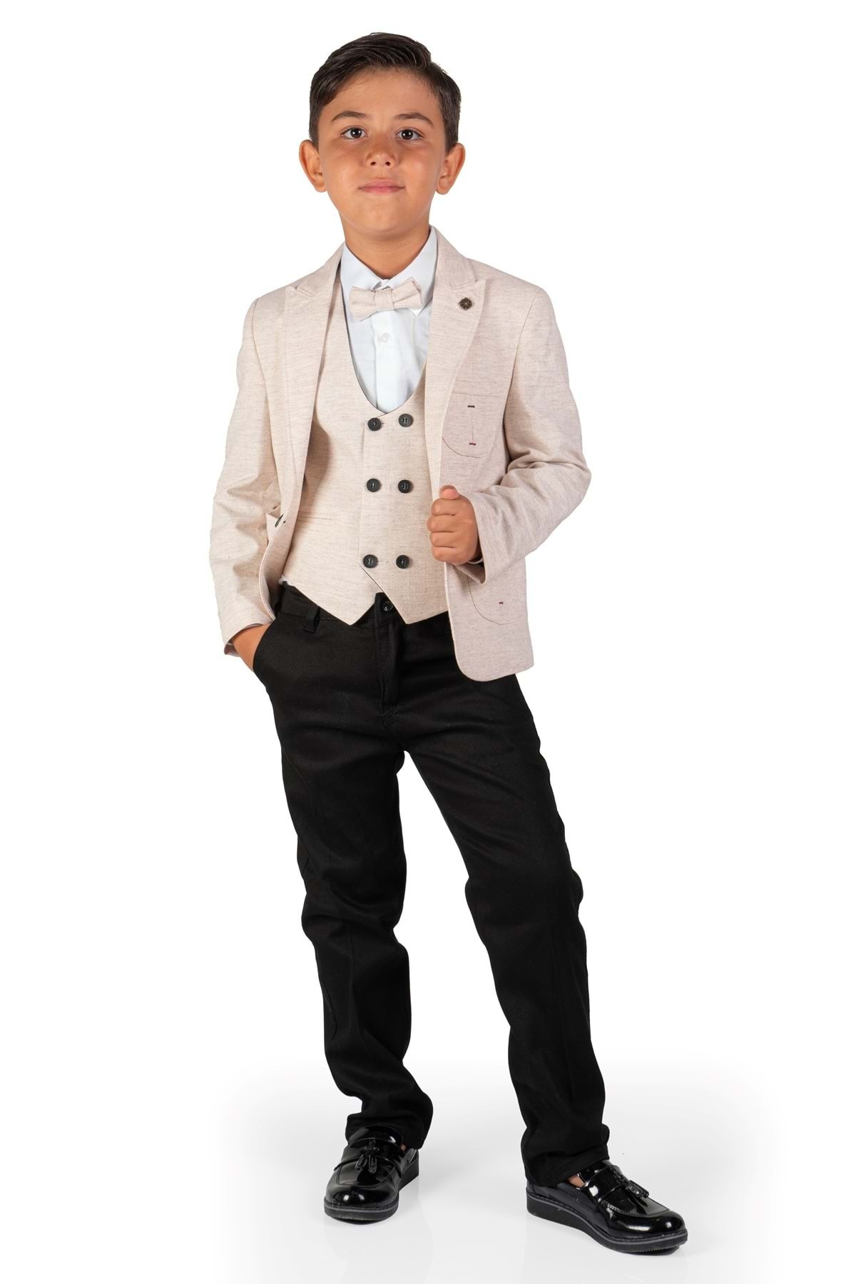 Mnk Aysuda Suit with Jacket and Vest BEIGE