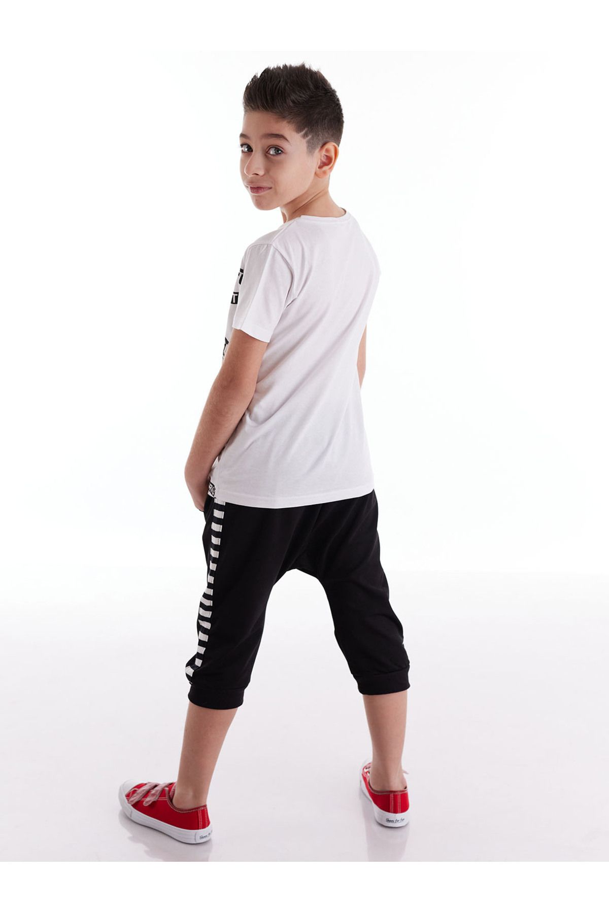 MSHB&G-Survival T-Shirt-Capri-Shorts-Set für Jungen 2