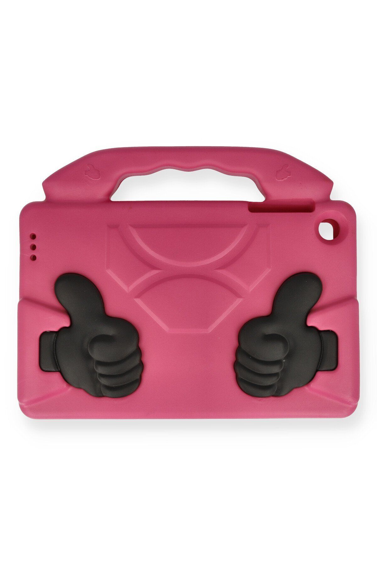 NewFace iPad 2 9.7 Kılıf Like Stantlı Tablet Silikon - Pembe MRAYD