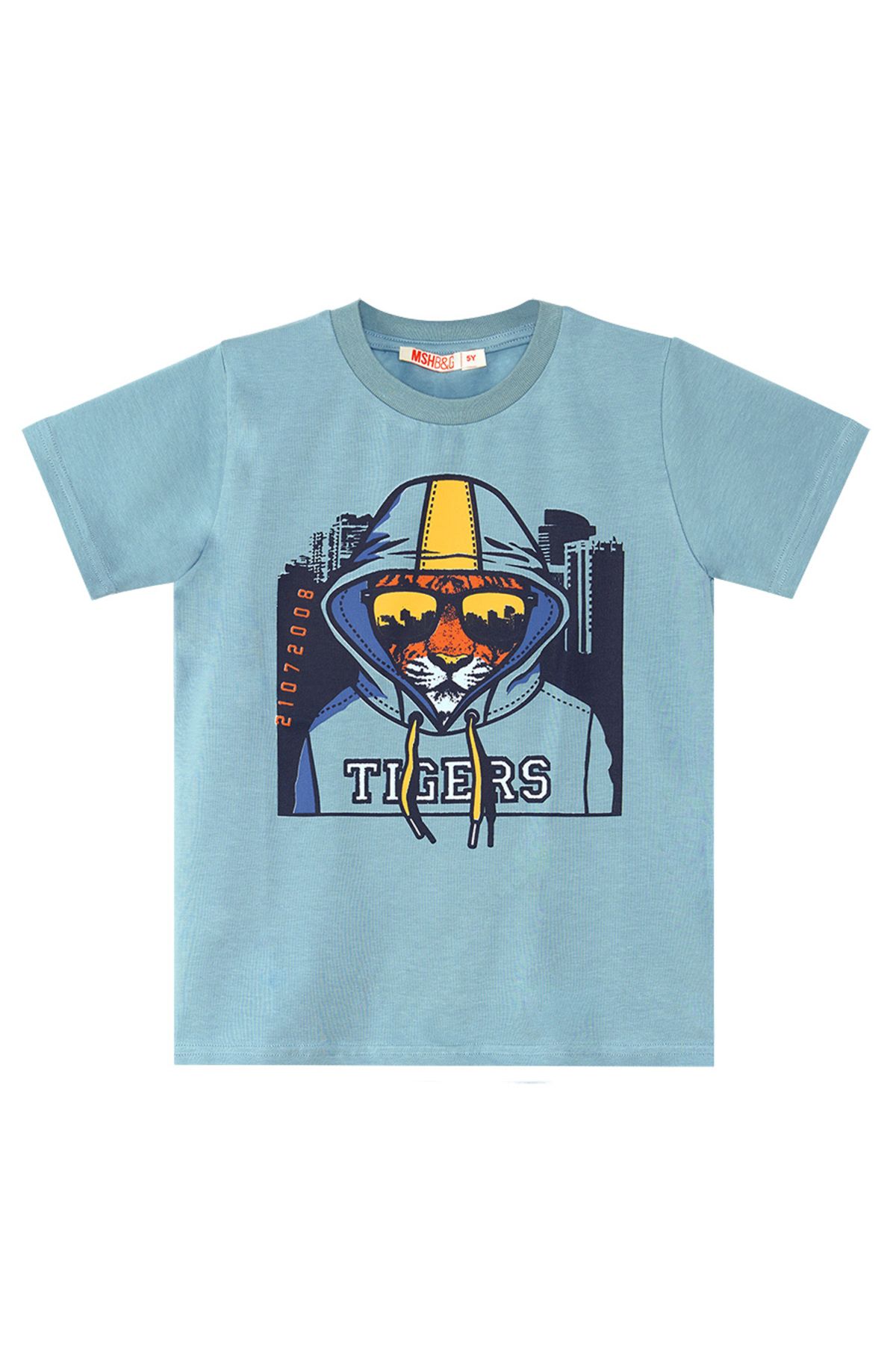 MSHB&G-Sommer-Set aus T-Shirt und Shorts „Tigers“ für Jungen 5