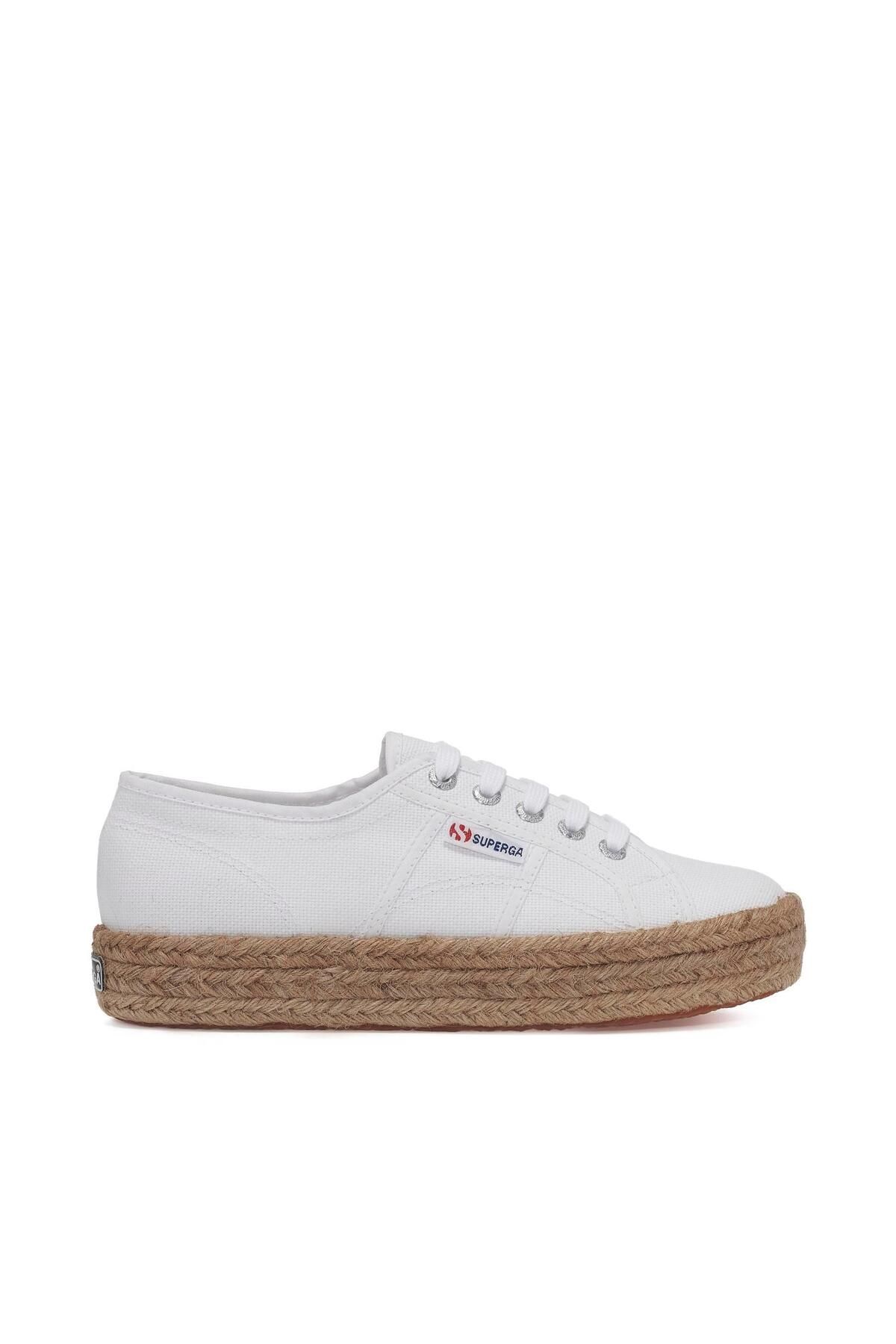 کفش کتانی سفید زنانه طناب 2730 Superga