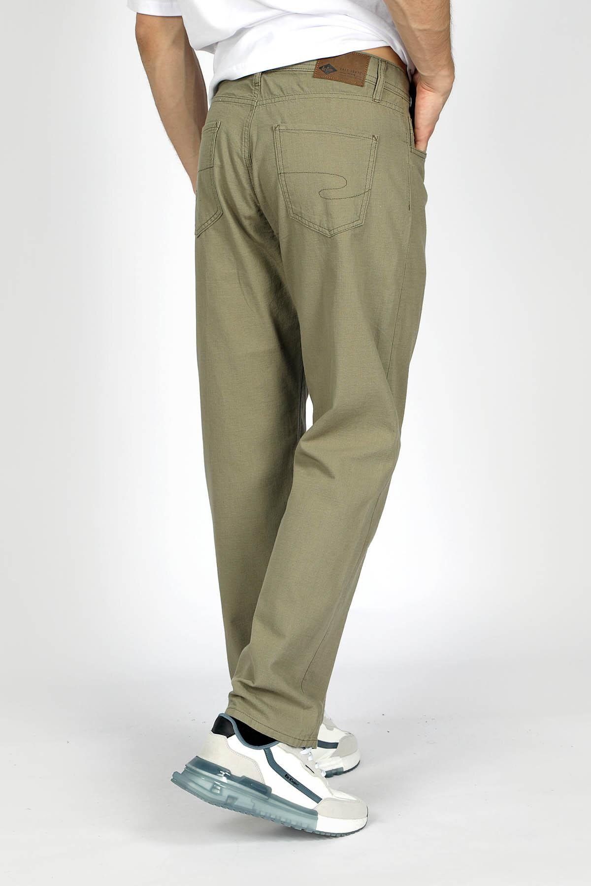 شلوار خاکی بافت مردانه Ricky Nd 1 Lee Cooper