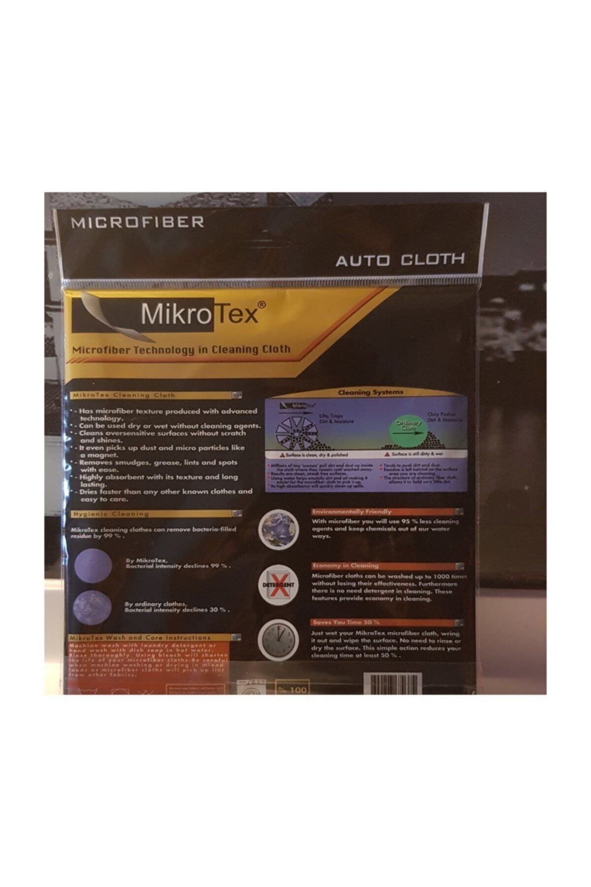 Mikrotex Deterjansız Mikrofiber Oto Temizlik Bezi 123